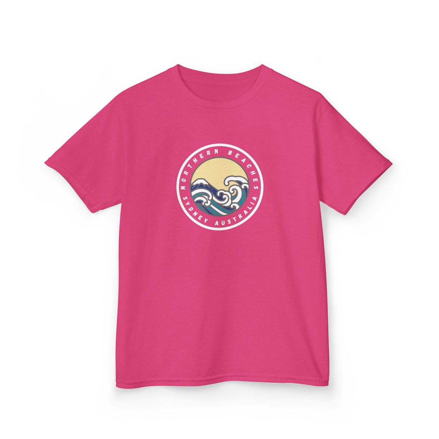 Ocean Wave Kids Cotton Tee – Northern Beaches logo