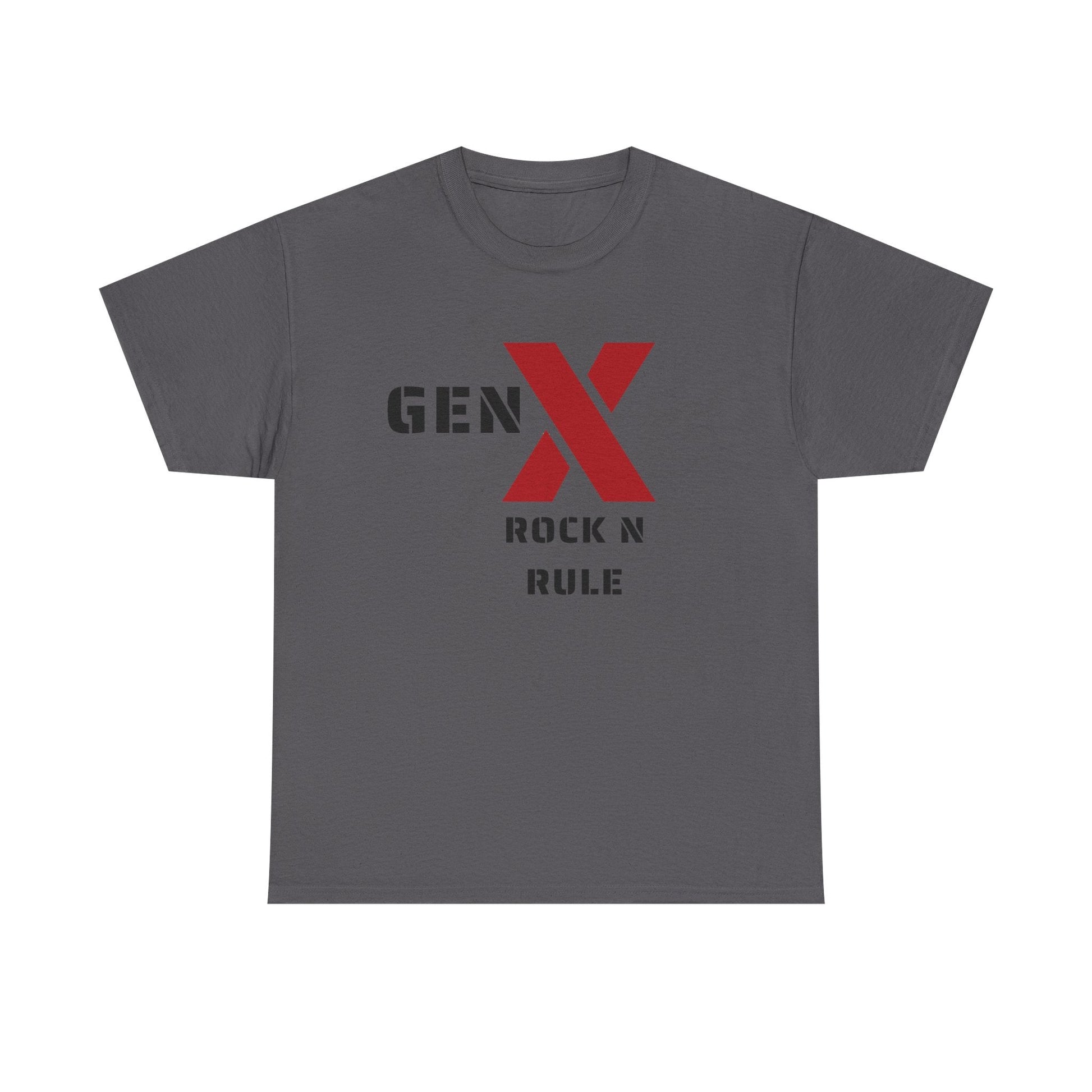 Gen X Rock N Rule Unisex Tee - Vintage Style Music T-Shirt, Casual Wear, Gift for Gen X, Music Lovers, Nostalgia Apparel 