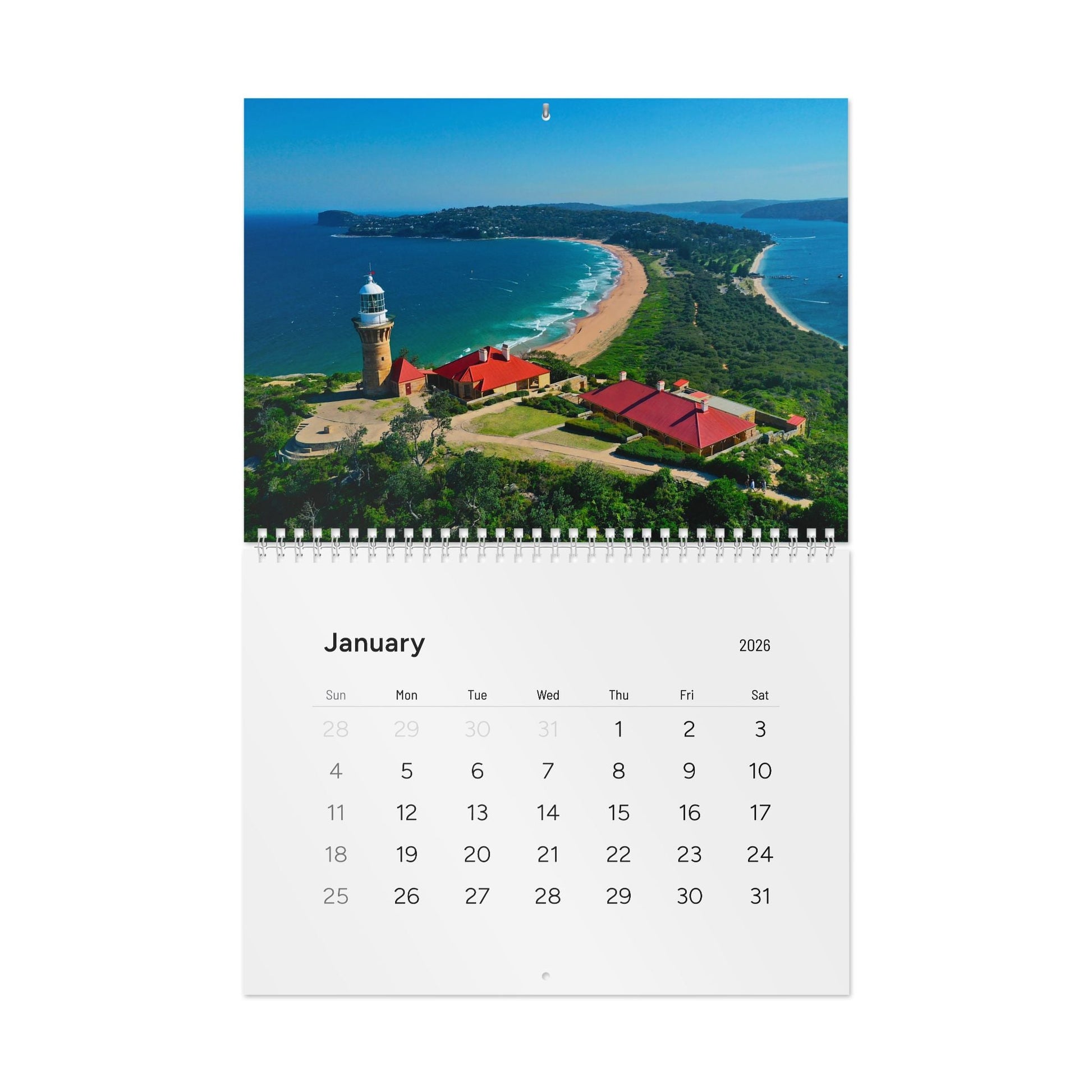 Northern Beaches Sydney from Above Scenic Coastal Wall Calendar 2026 - Haig Gilchrist Photography 