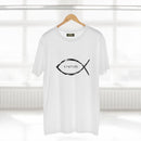 Christian Fish Acronym Adult Tee Printify