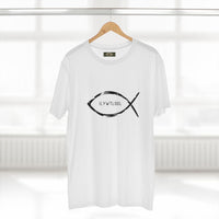 Christian Fish Acronym Adult Tee Printify