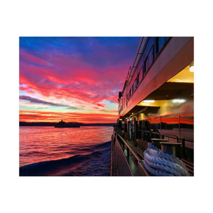 Manly Ferry Sunset Ride – Sydney Harbour Poster | Haig Gilchrist Photography - Lost Manly Shop