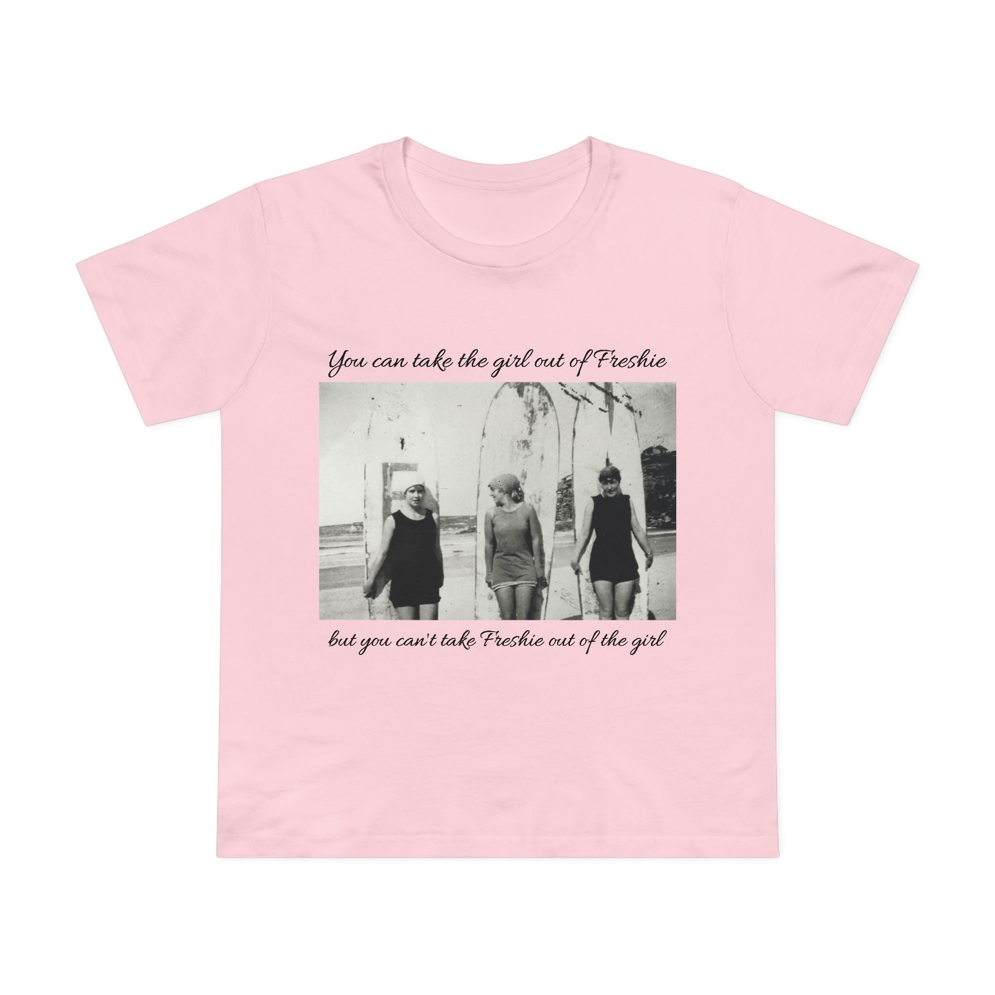 Vintage Women’s Maple Tee - ‘You Can Take the Girl Out of Freshie’ Graphic T-Shirt 