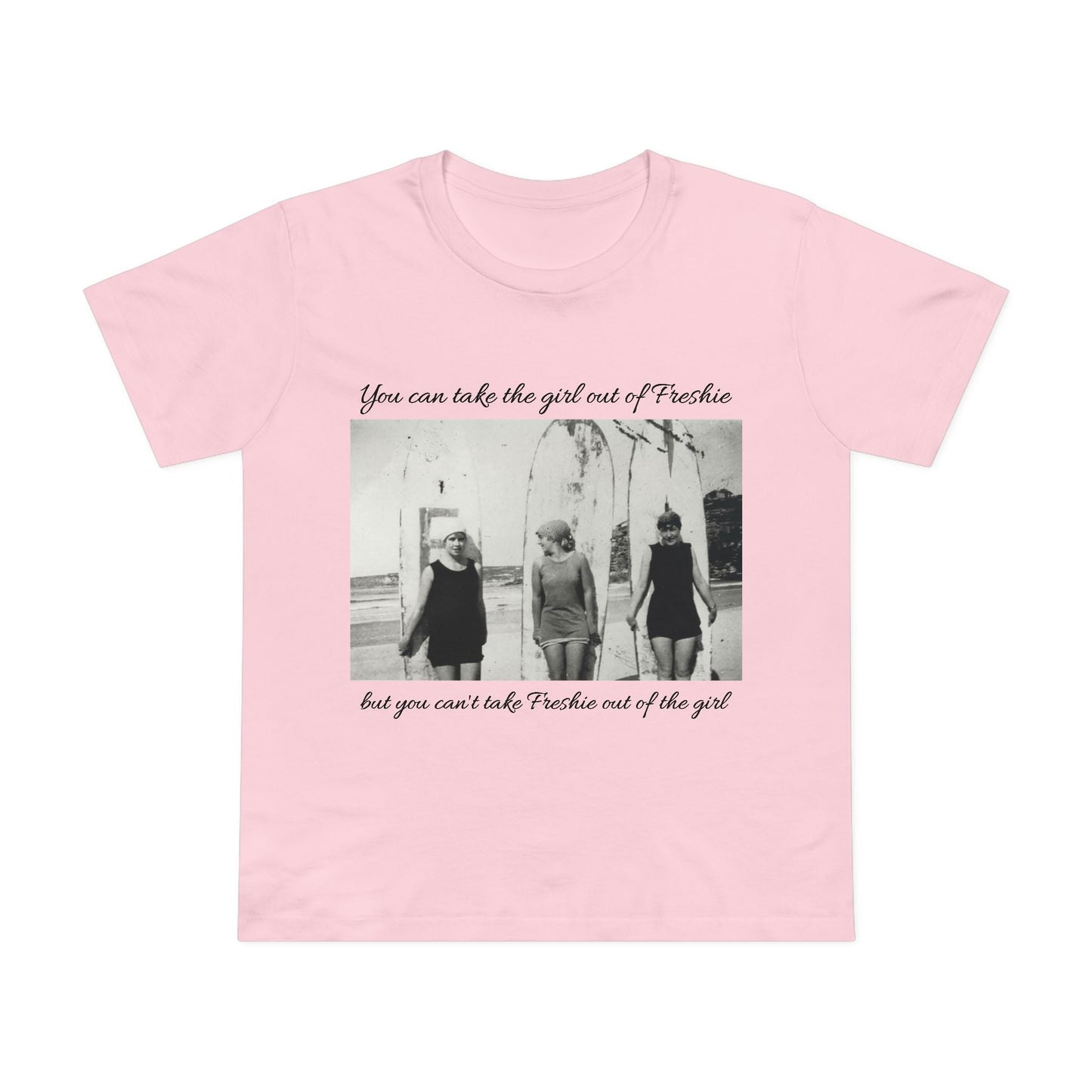 Vintage Women’s Maple Tee - ‘You Can Take the Girl Out of Freshie’ Graphic T-Shirt 