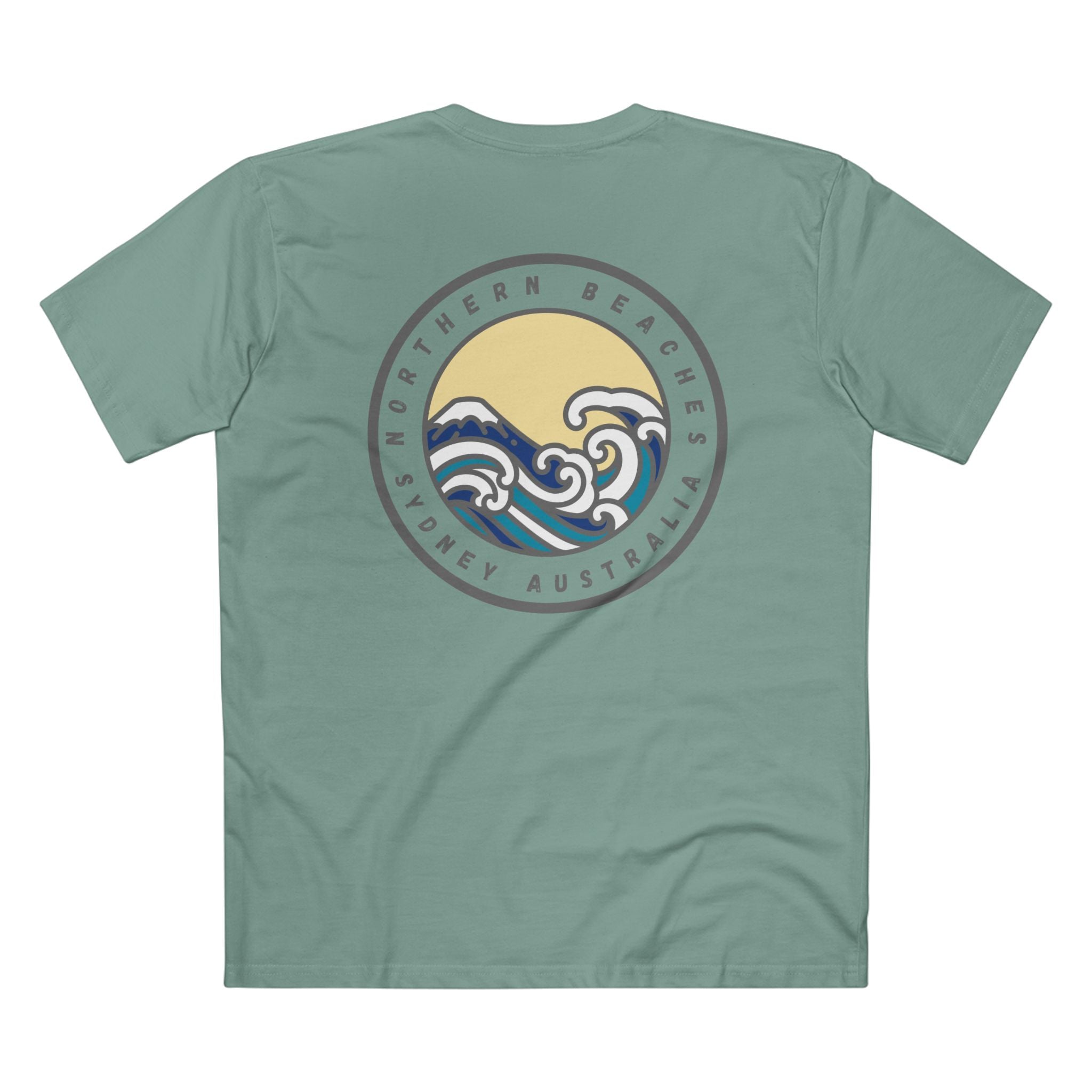 Northern Beaches front/back Logo Adult T-Shirt 