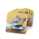 Cork Coasters - 'Manly' Hydrofoil on Sydney Harbour - Lost Manly Shop