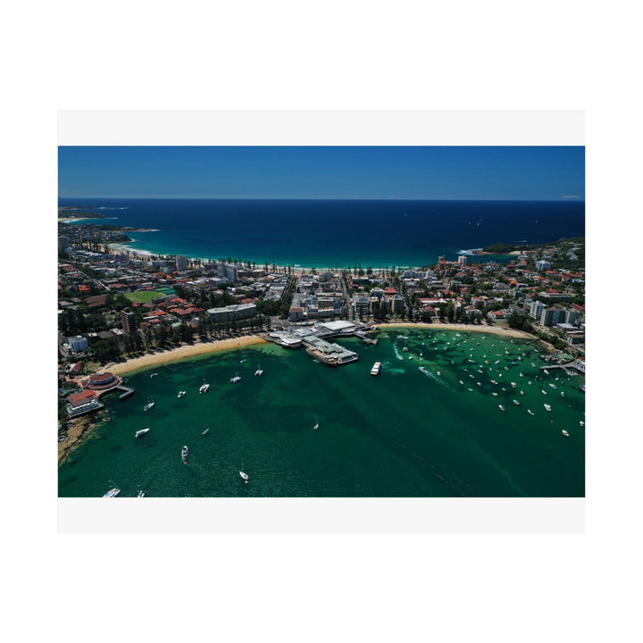 Manly Aerial Photographer Haig Gilchrist Vibrant Matte Horizontal Poster, Wall Art, Home Decor 