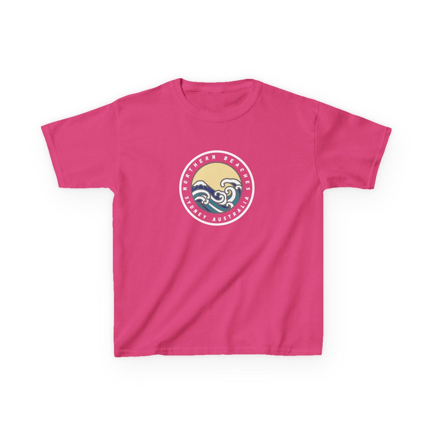 Ocean Wave Kids Cotton Tee – Northern Beaches logo