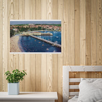 Manly Harbour Pool 1955 Vintage Poster Print Printify