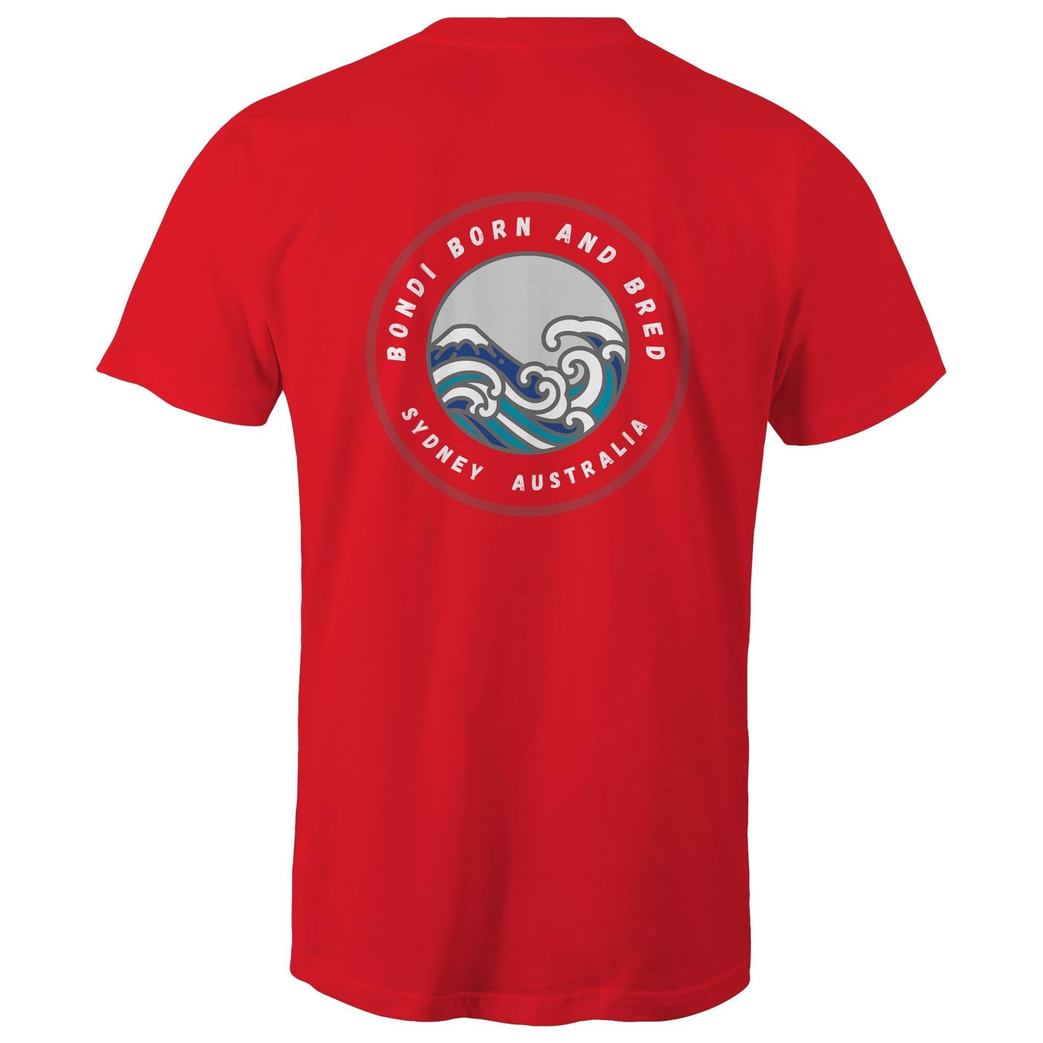 AS Colour Staple - Mens T-Shirt Bondi Born and Bred custom logo front and back (Copy) Ogo Merch