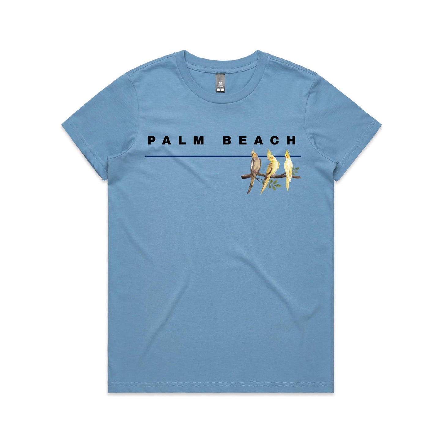 Lost Manly Custom Palm Beach Logo Edition AS Colour Women's Maple Tee - Lost Manly Shop
