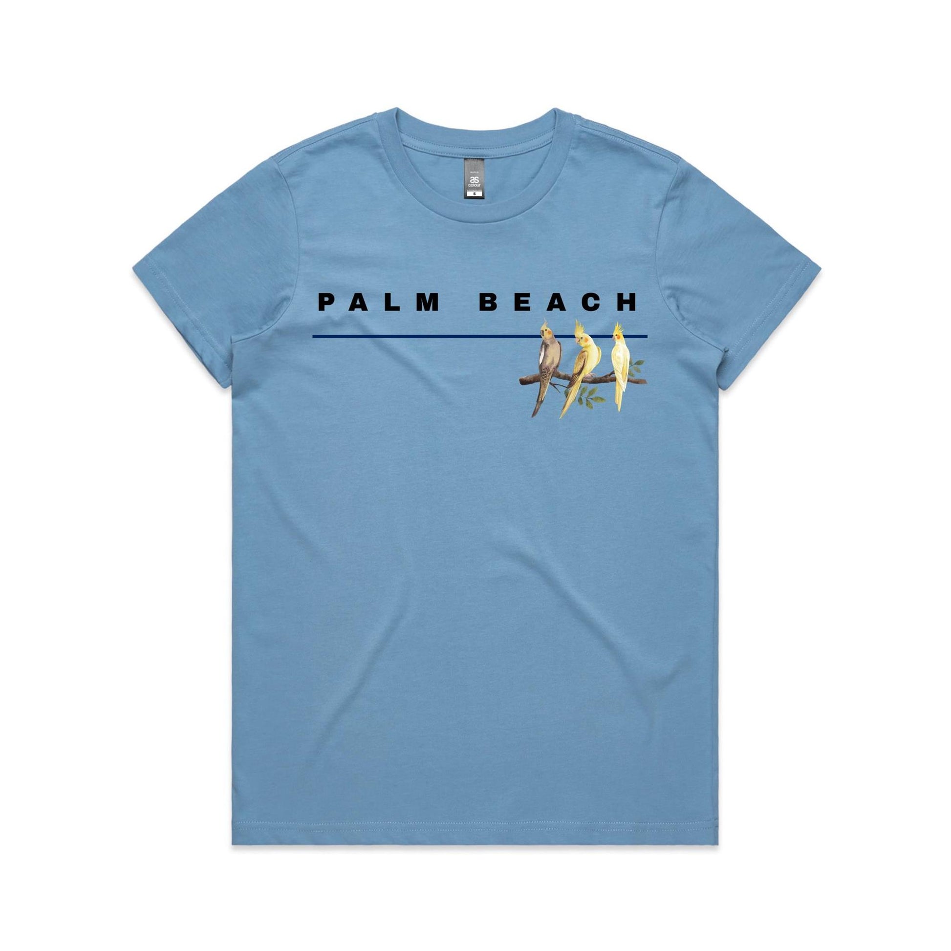Lost Manly Custom Palm Beach Logo Edition AS Colour Women's Maple Tee - Lost Manly Shop