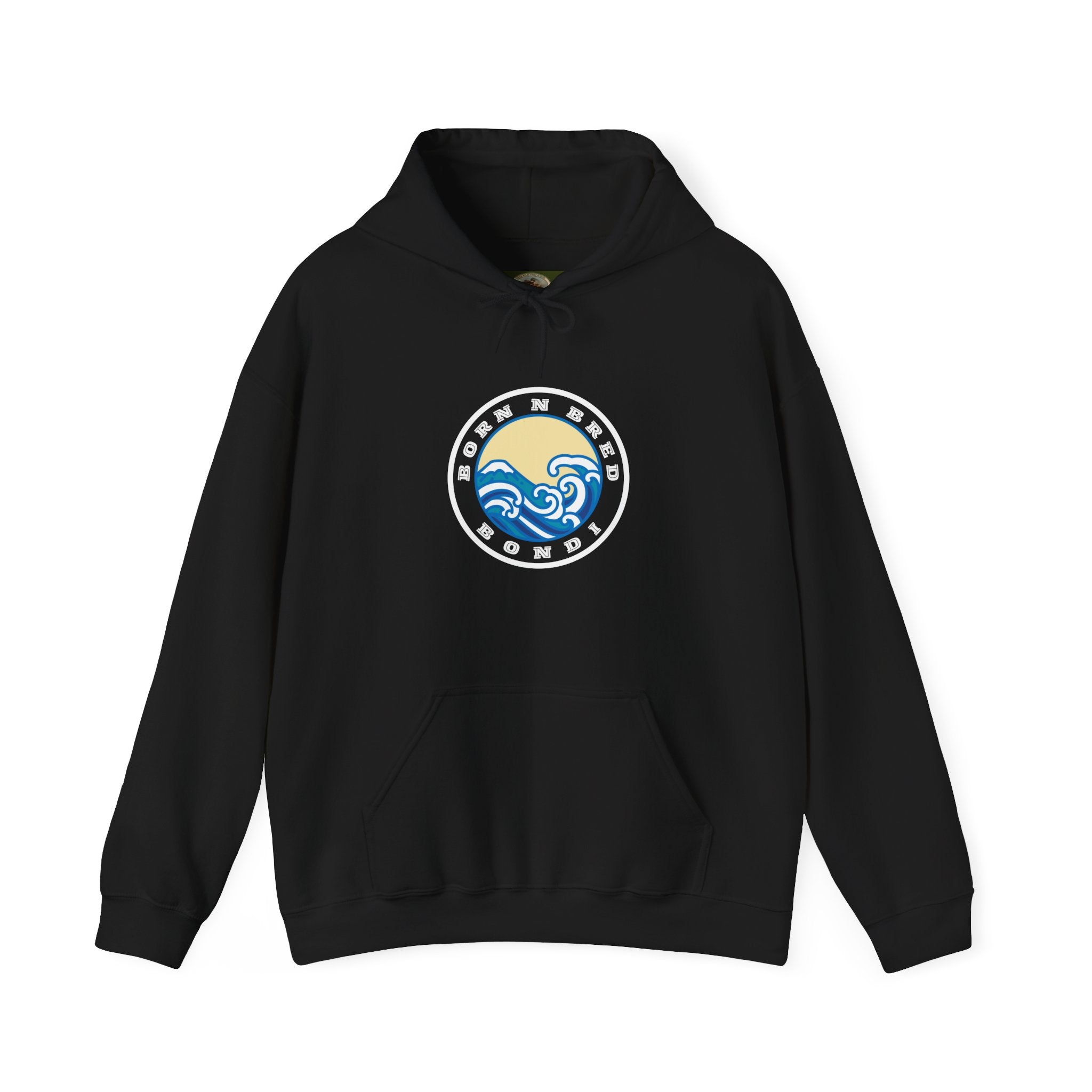 Hoodie custom logo front back Bondi bnb/Bilgola
