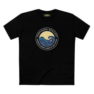 Harbord Born and Bred Northern Beaches Sydney Australia Printed Logo T-Shirt Printify