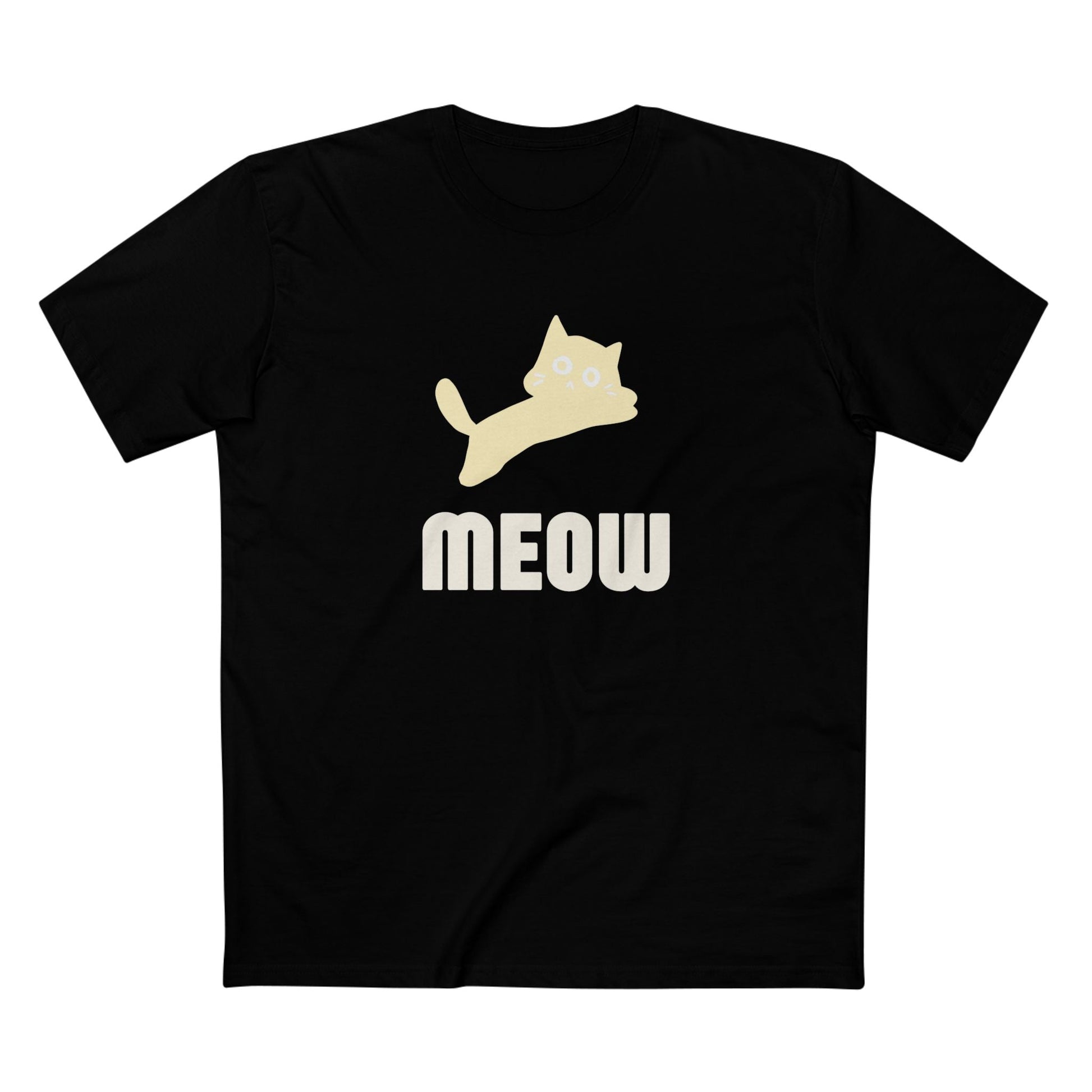 Meow Kitty Graphic Tee - Nostalgic Gen X T-Shirt, Vintage Style Tee, Gift for Generation X, Casual Wear, Retro Shirt 