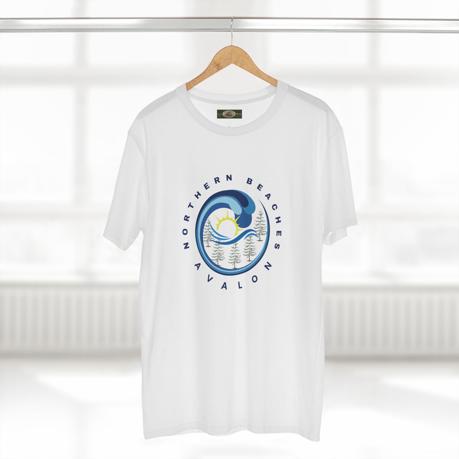 Lost Manly Northern Beaches original Avalon Custom Logo edition T-Shirt - Lost Manly Shop