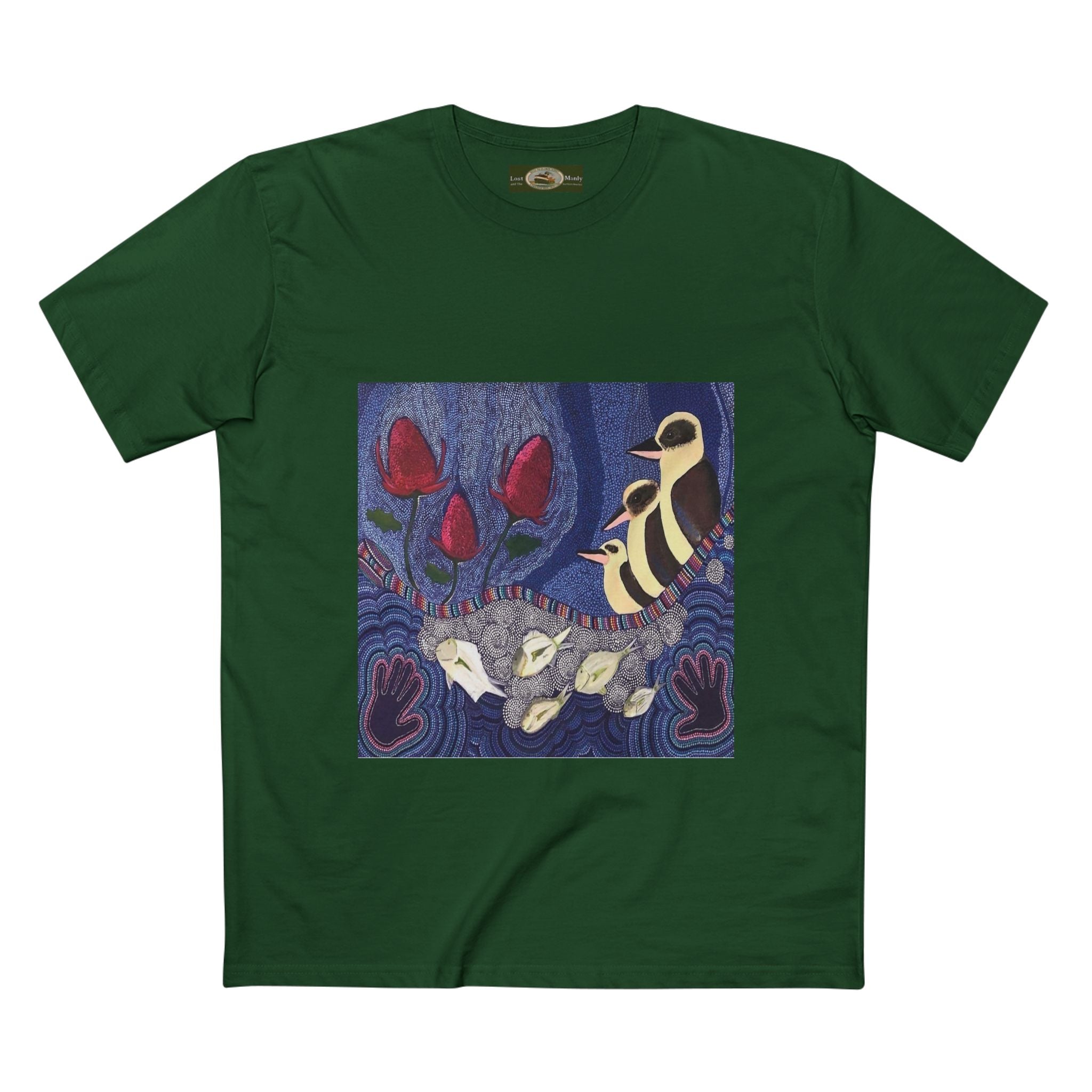 Australian Natives painting Northern Beaches printed T-Shirt Ogo Merch