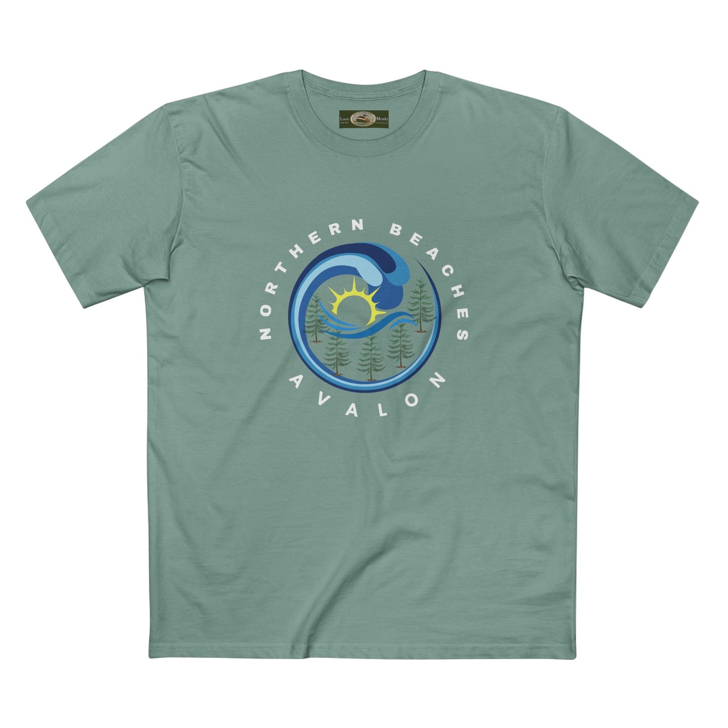 Lost Manly Northern Beaches original Avalon Custom Logo edition T-Shirt - Lost Manly Shop