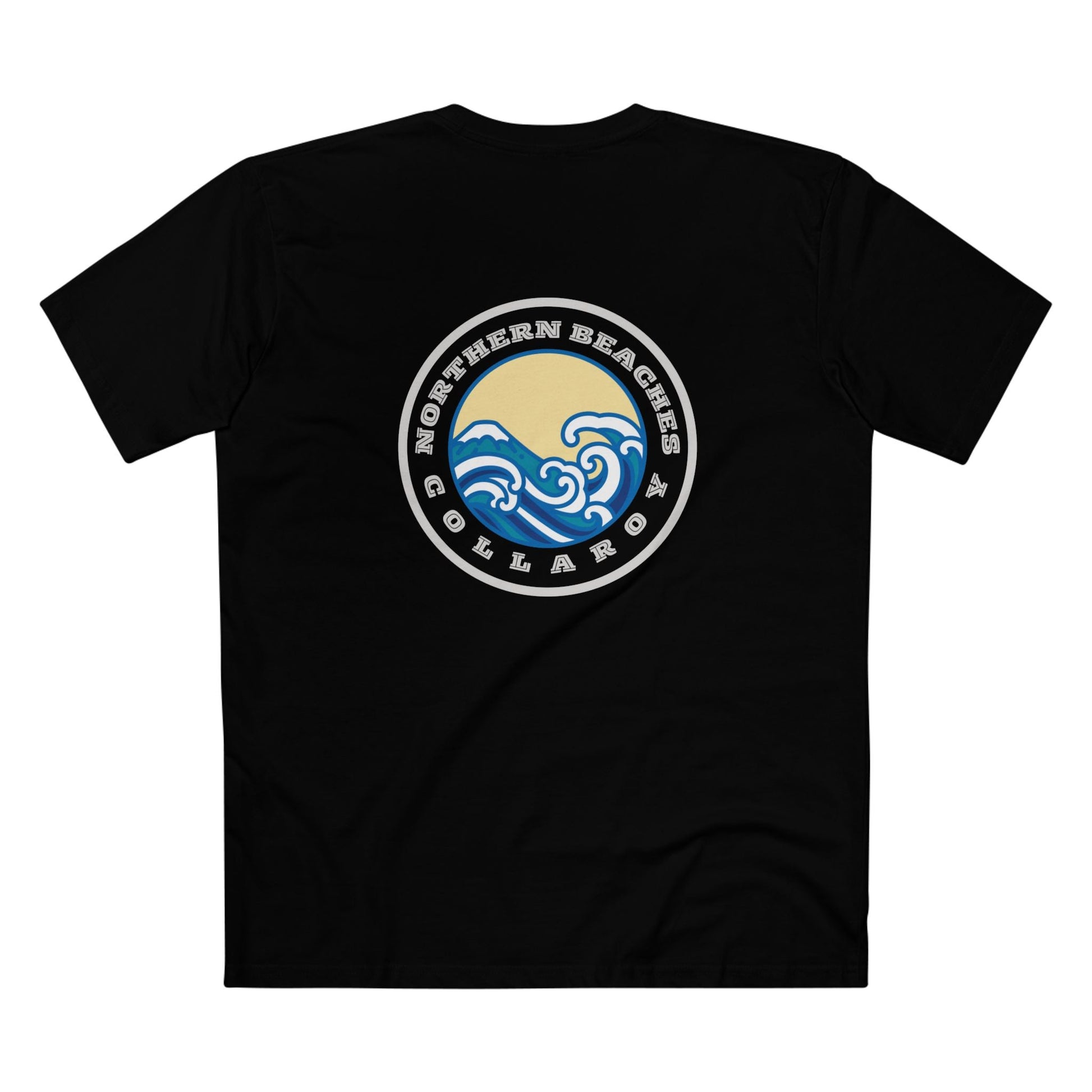 T-Shirt with free Canva custom logo printed front and back Bondi/Collaroy 