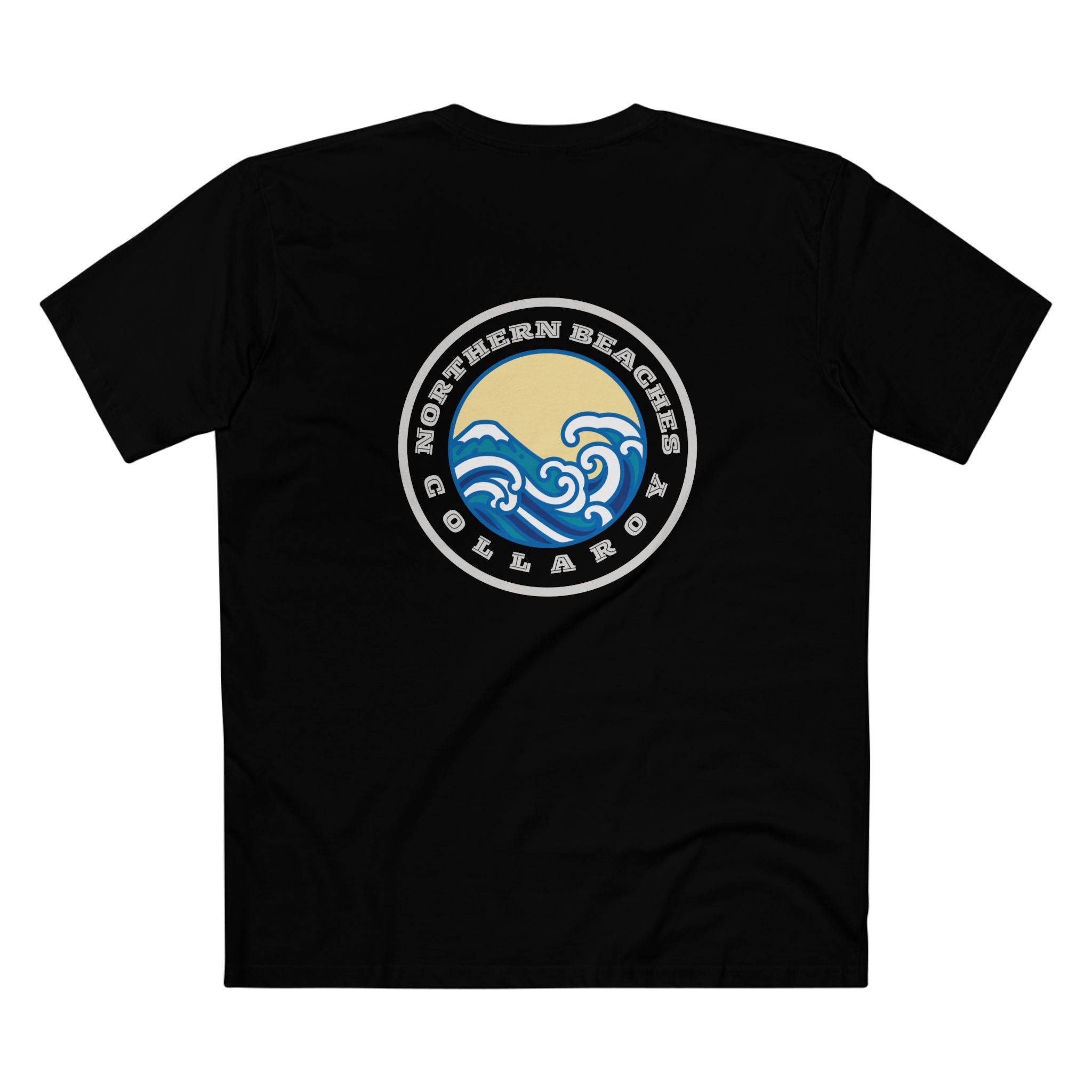 T-Shirt with free Canva custom logo printed front and back Bondi/Collaroy 