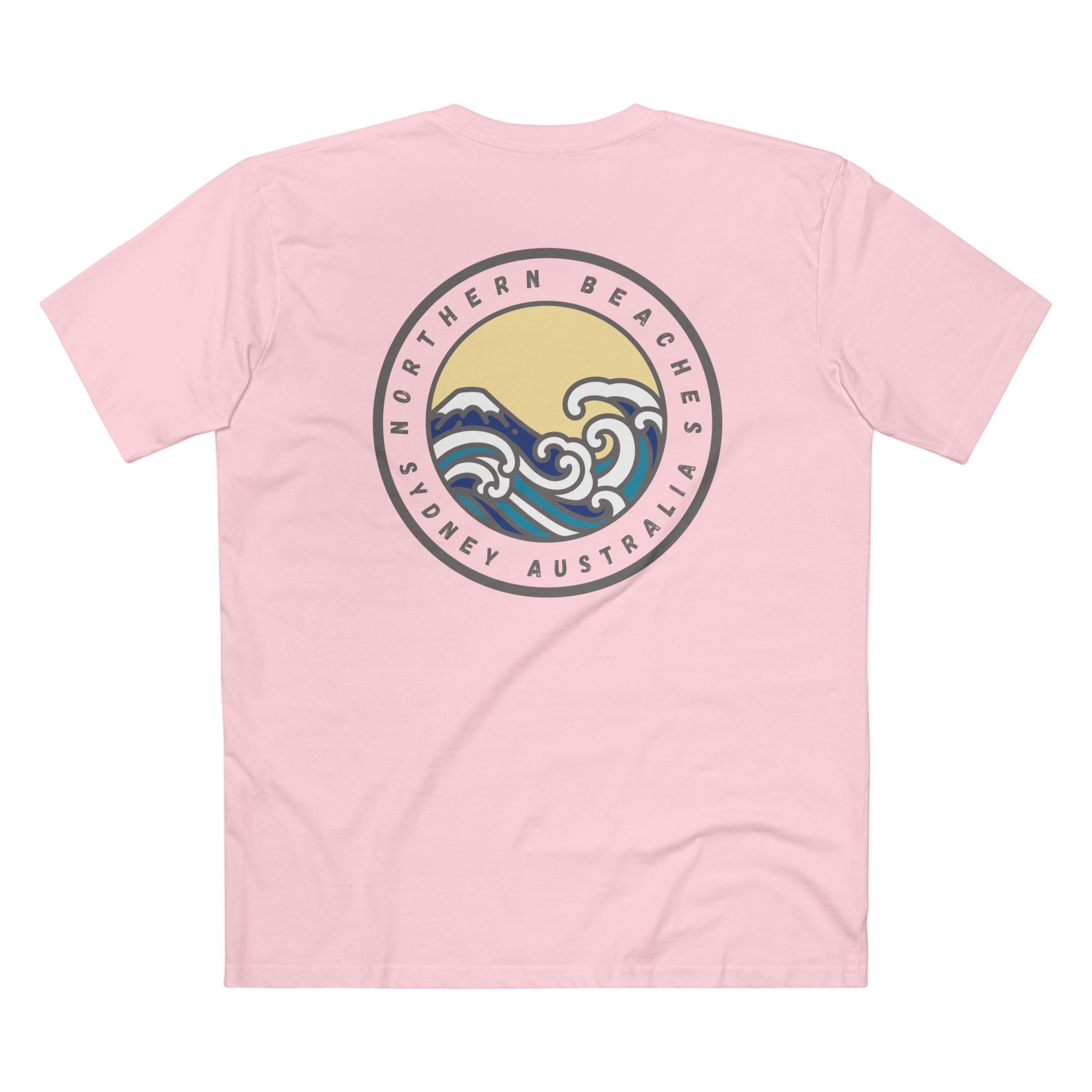 Northern Beaches front/back Logo Adult T-Shirt 