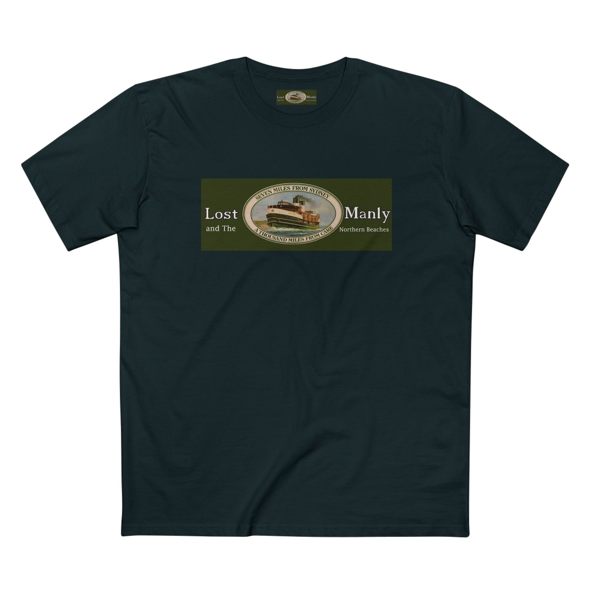 Lost Manly T-Shirt Original Lost Manly Trademark Custom Logo Limited Edition - Lost Manly Shop