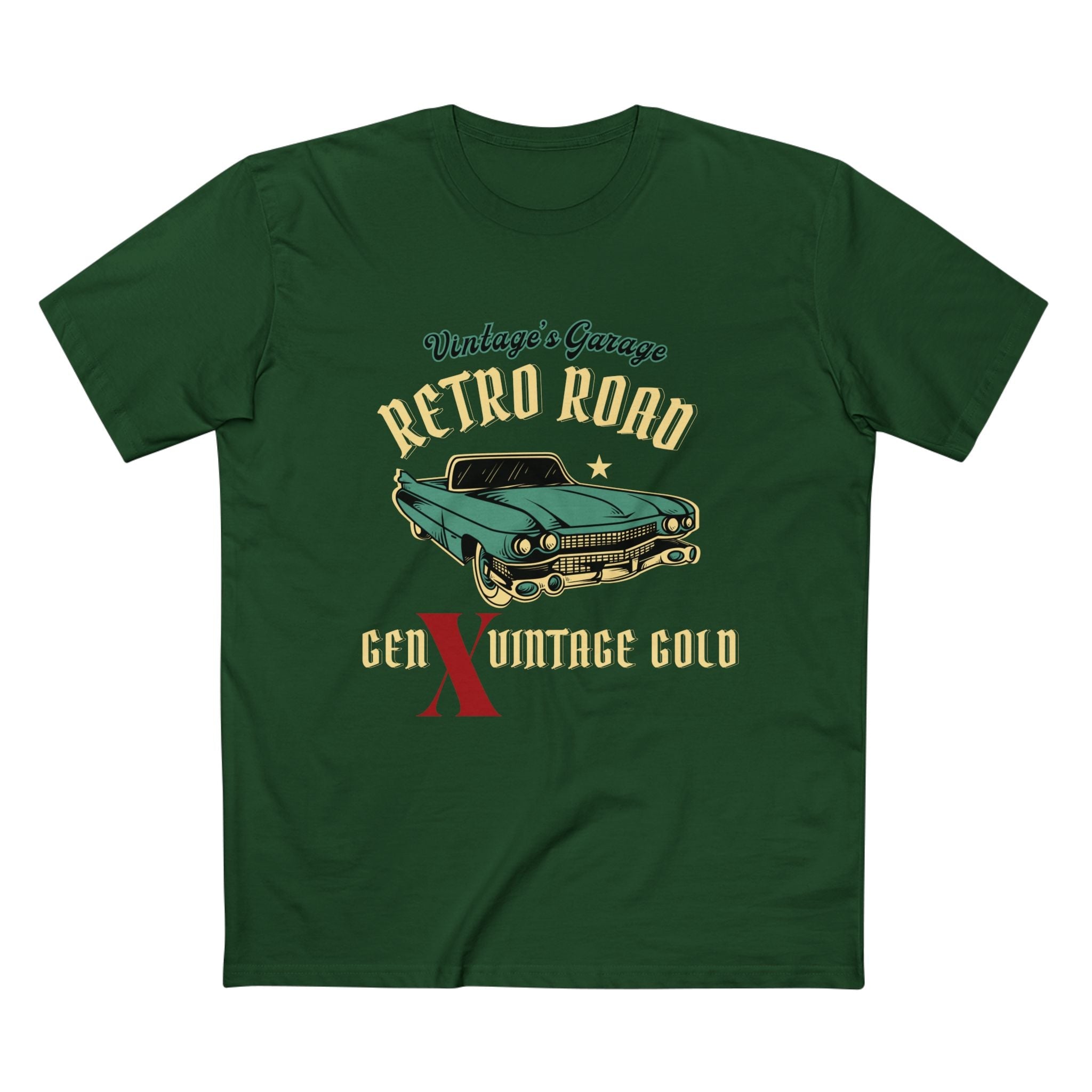 Gen X Vintage Gold Graphic Tee - Nostalgic Gen X T-Shirt, Vintage Style Tee, Gift for Generation X, Casual Wear, Retro Shirt 