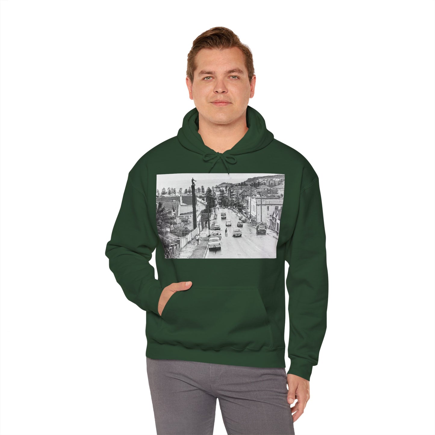 Lost Manly Custom Designed Vintage Print Hoodies - Front, Back or Both!