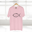 Christian Fish Acronym Adult Tee Printify
