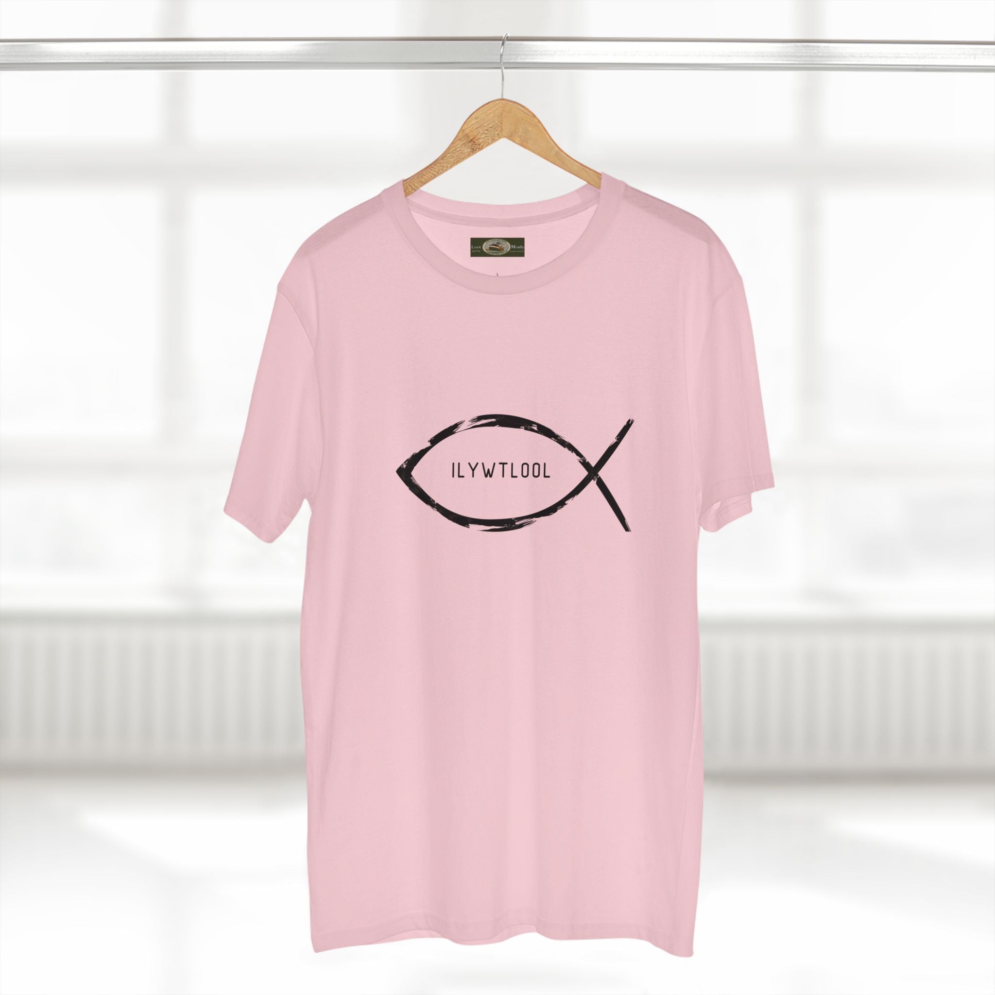Christian Fish Acronym Adult Tee Printify