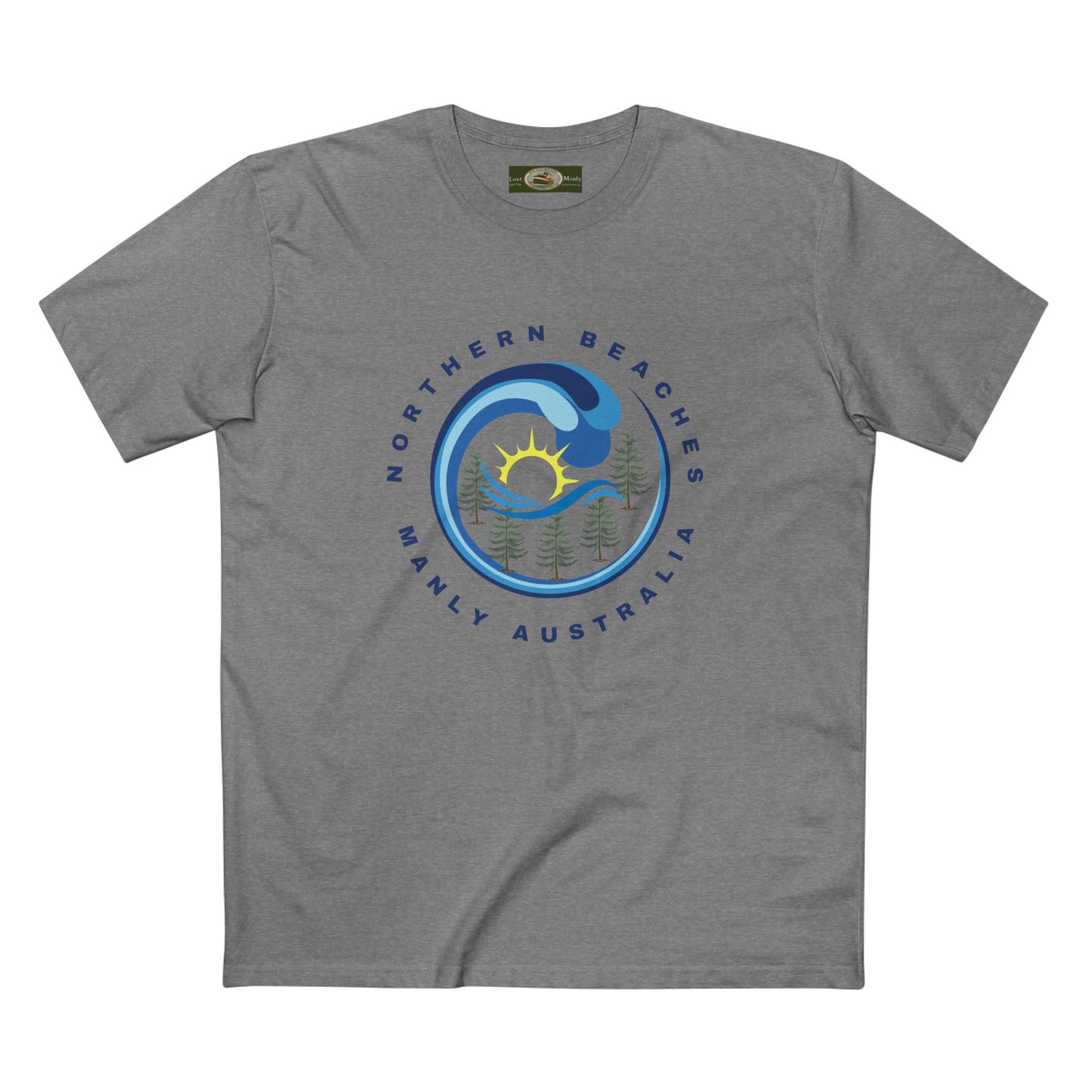 Manly Northern Beaches Sydney Australia Printed Logo T-Shirt Printify