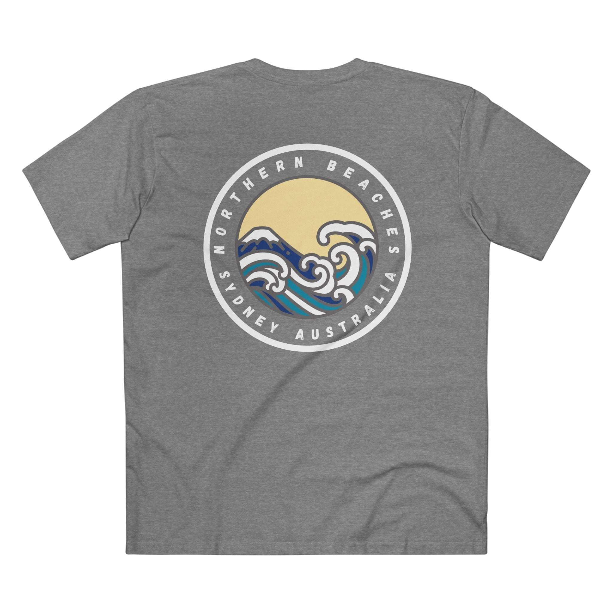 Northern Beaches front/back Logo Adult T-Shirt 
