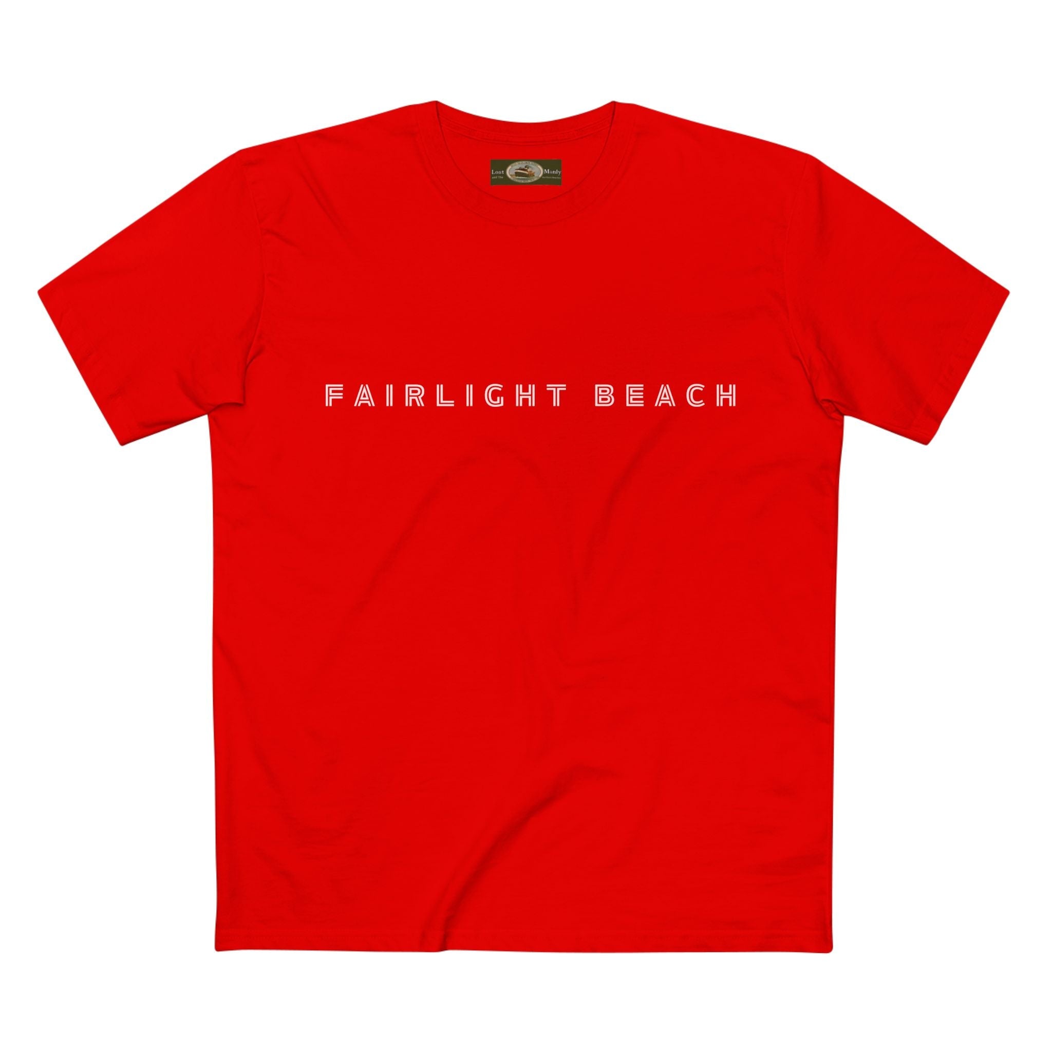 Fairlight Beach Northern Beaches Sydney Australia Printed Logo T-Shirt Printify