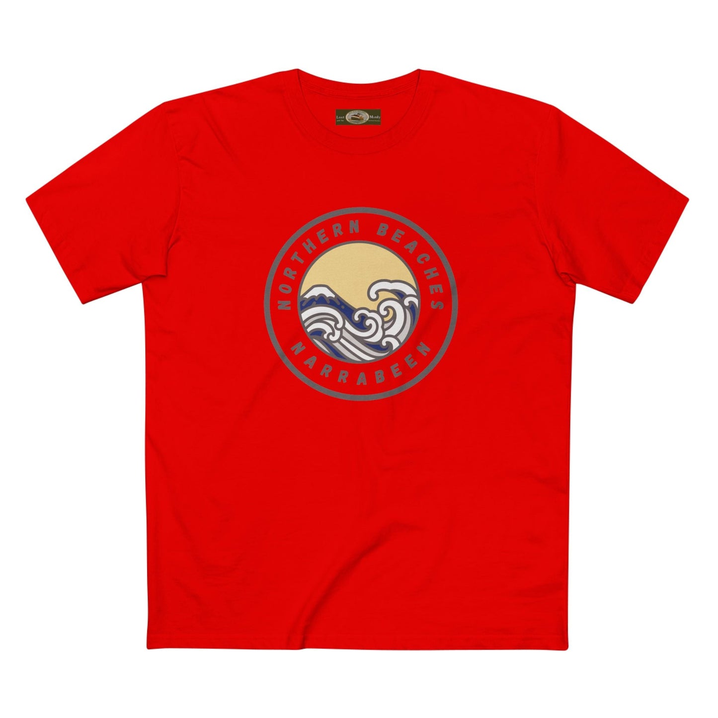 Narrabeen Northern Beaches Sydney Australia Printed Logo T-Shirt Printify