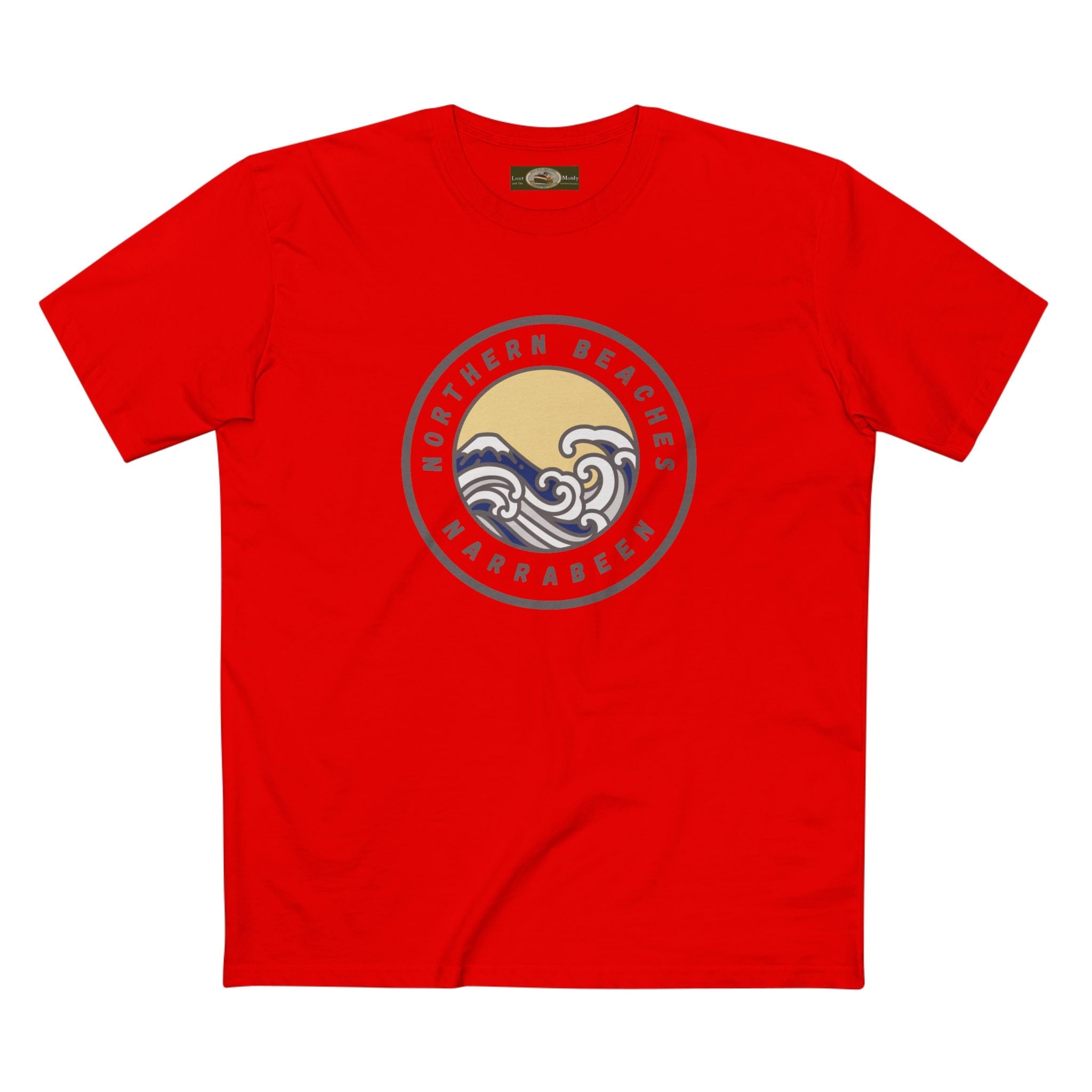 Narrabeen Northern Beaches Sydney Australia Printed Logo T-Shirt Printify