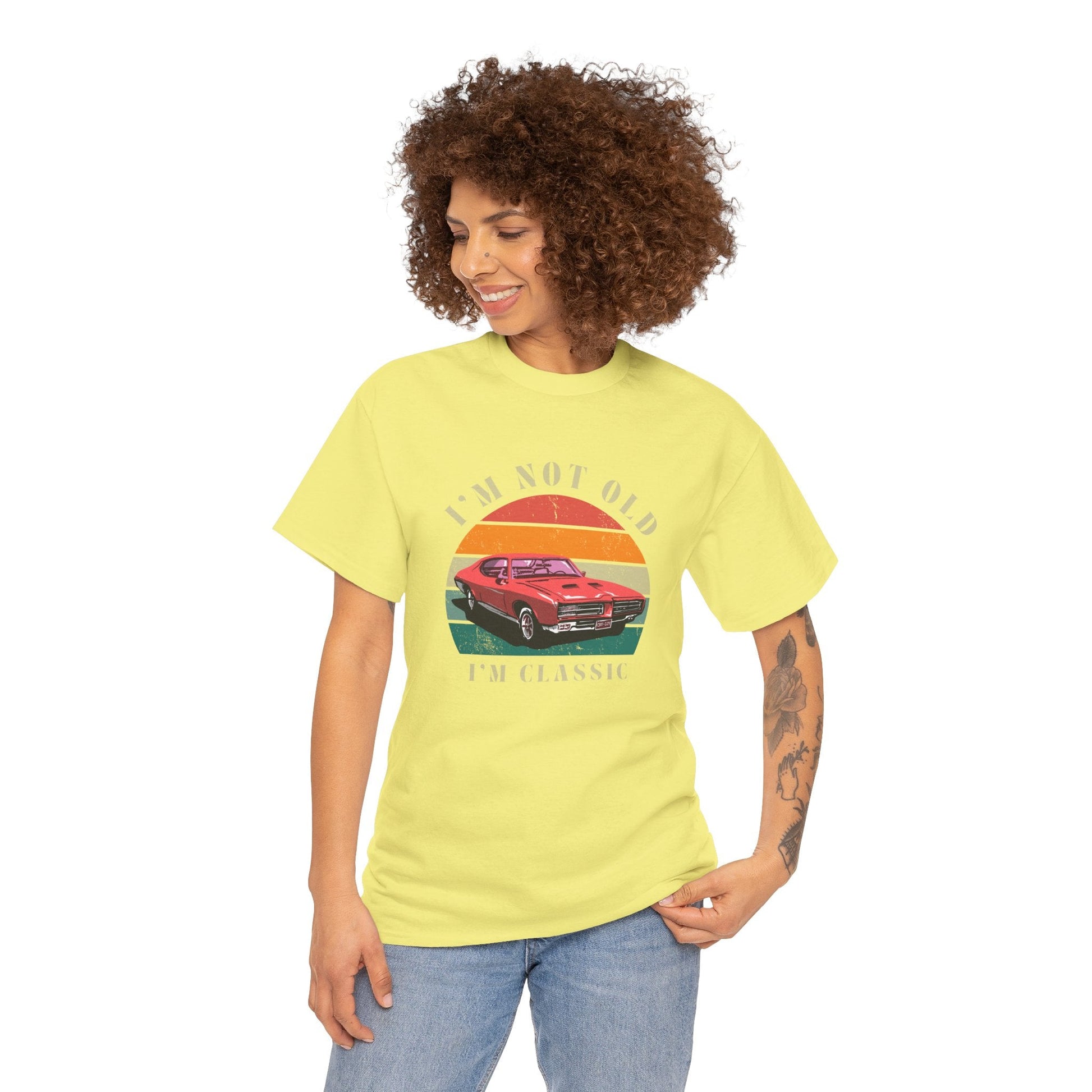 Vintage Car Lover Tee - I'm Not Old I'm Classic T-Shirt 