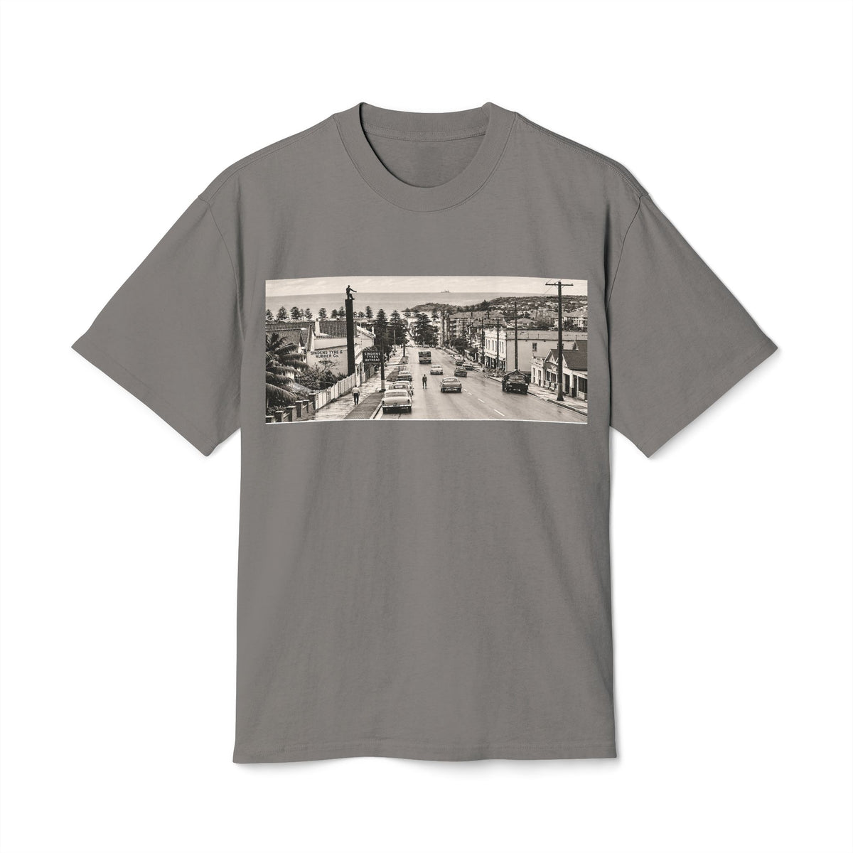 Sindens Tyre Man — Retro Manly Graphic T-Shirt