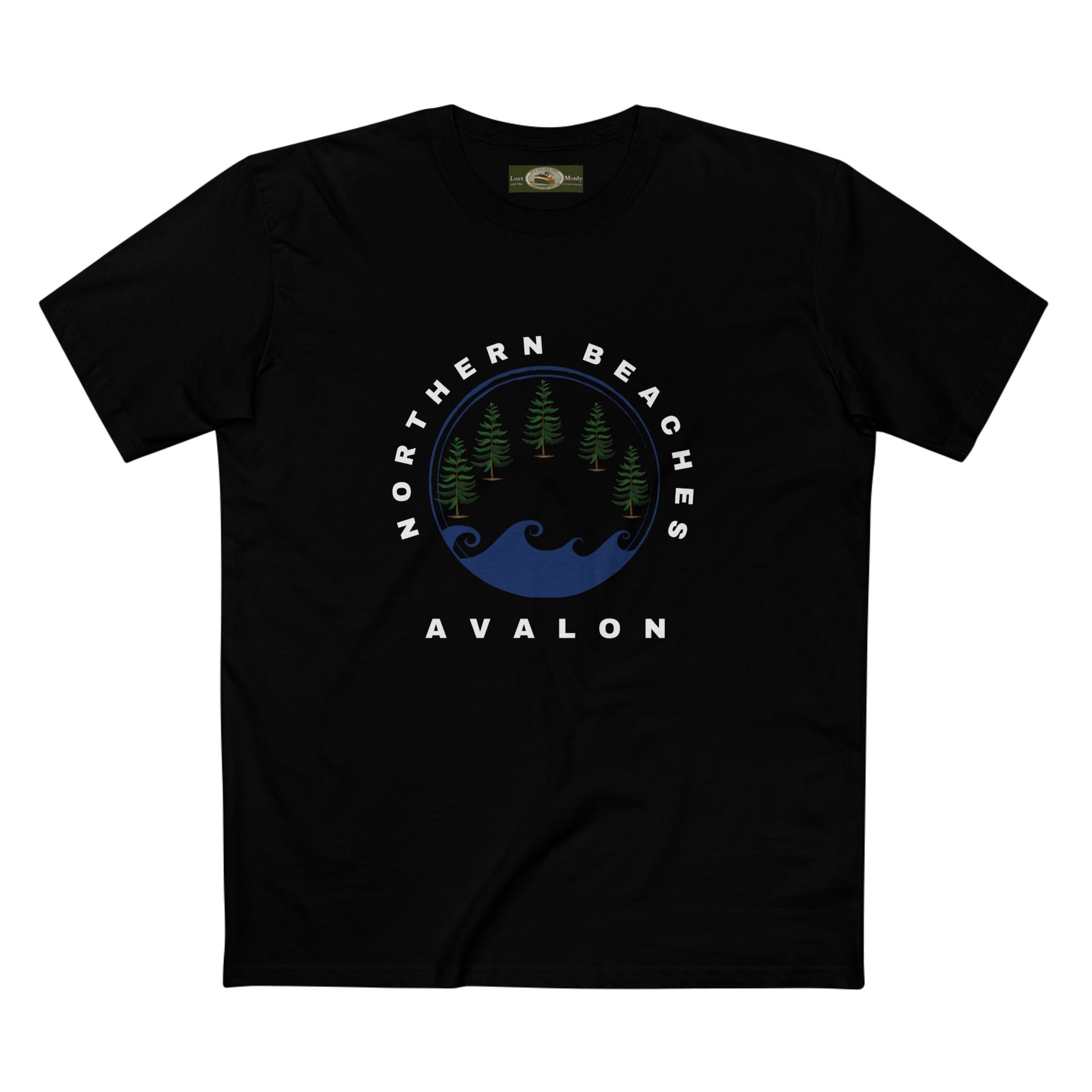 Lost Manly original Avalon Custom Logo edition T-Shirt - Lost Manly Shop
