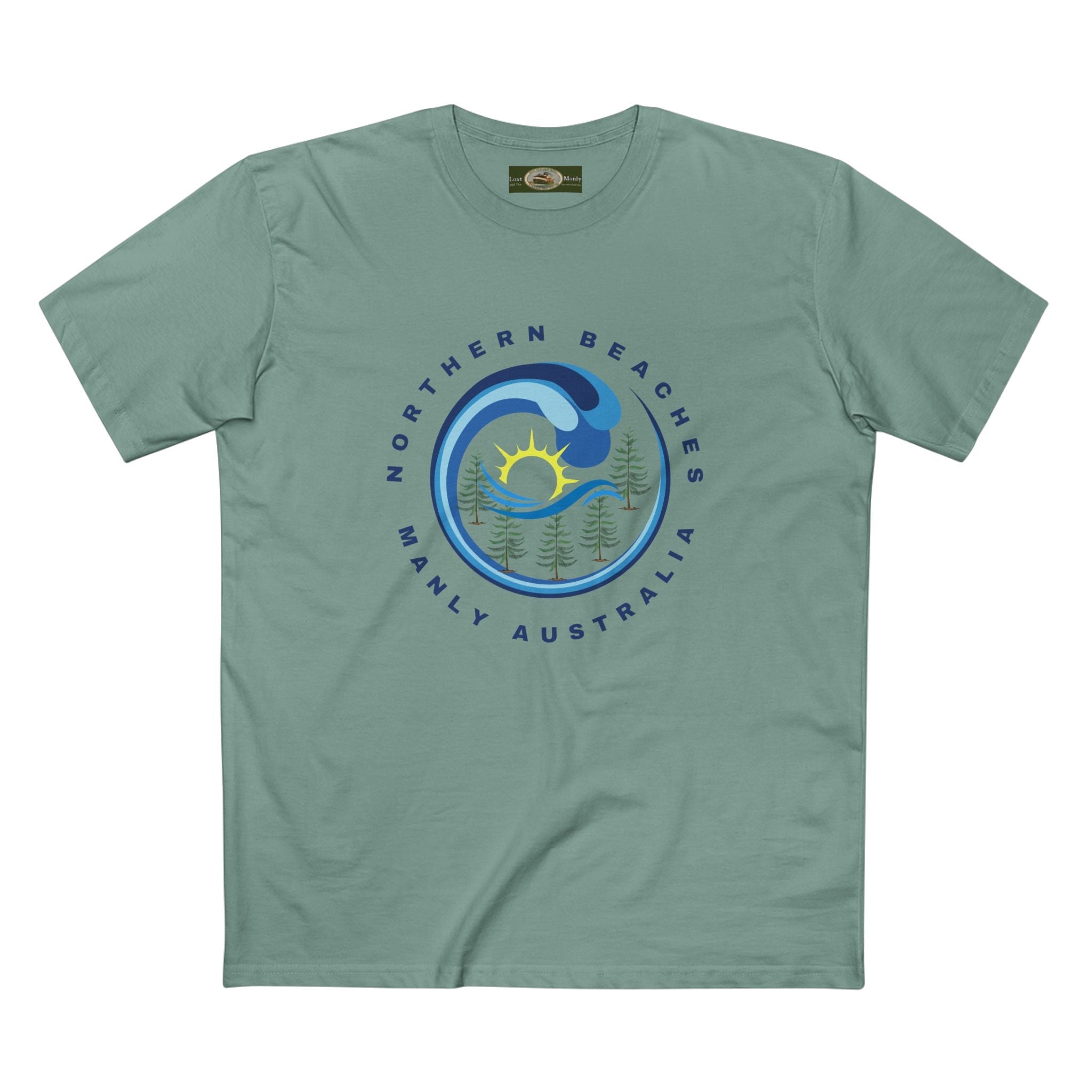 Manly Northern Beaches Sydney Australia Printed Logo T-Shirt Printify