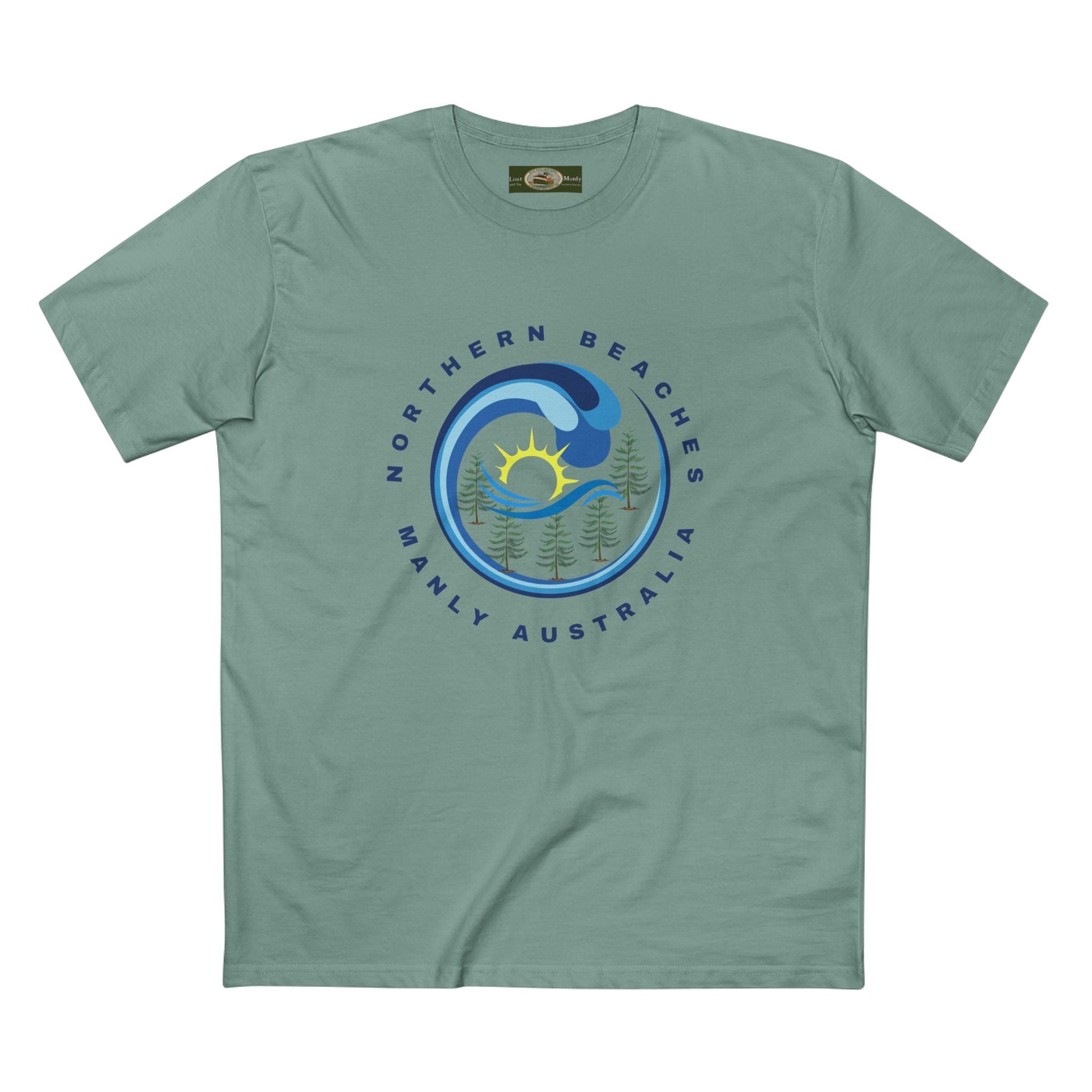 Manly Northern Beaches Sydney Australia Printed Logo T-Shirt Printify