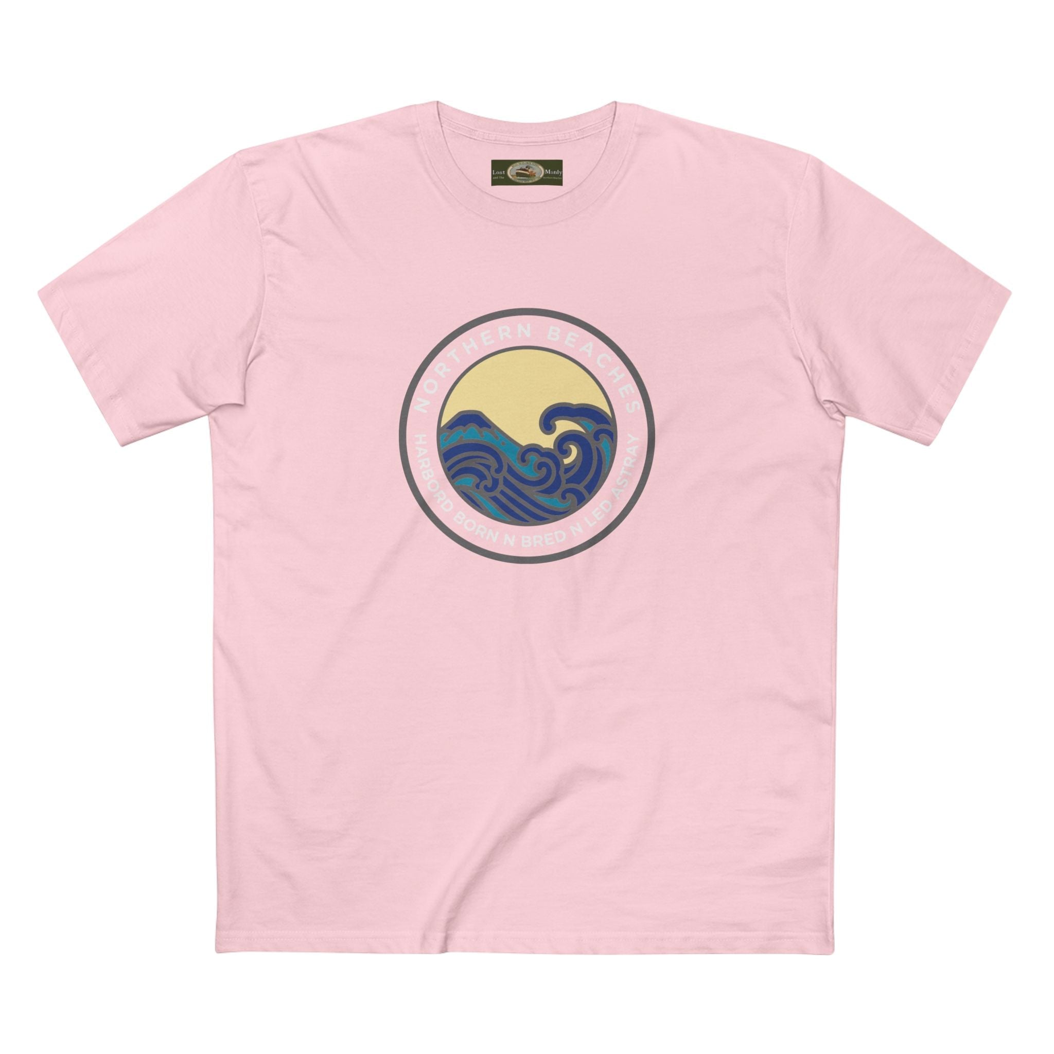 Harbord Born and Bred Northern Beaches Sydney Australia Printed Logo T-Shirt Printify