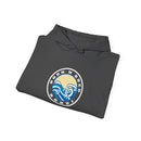 Hoodie with free Canva custom design logo front back Bondi bnb/Bilgola 