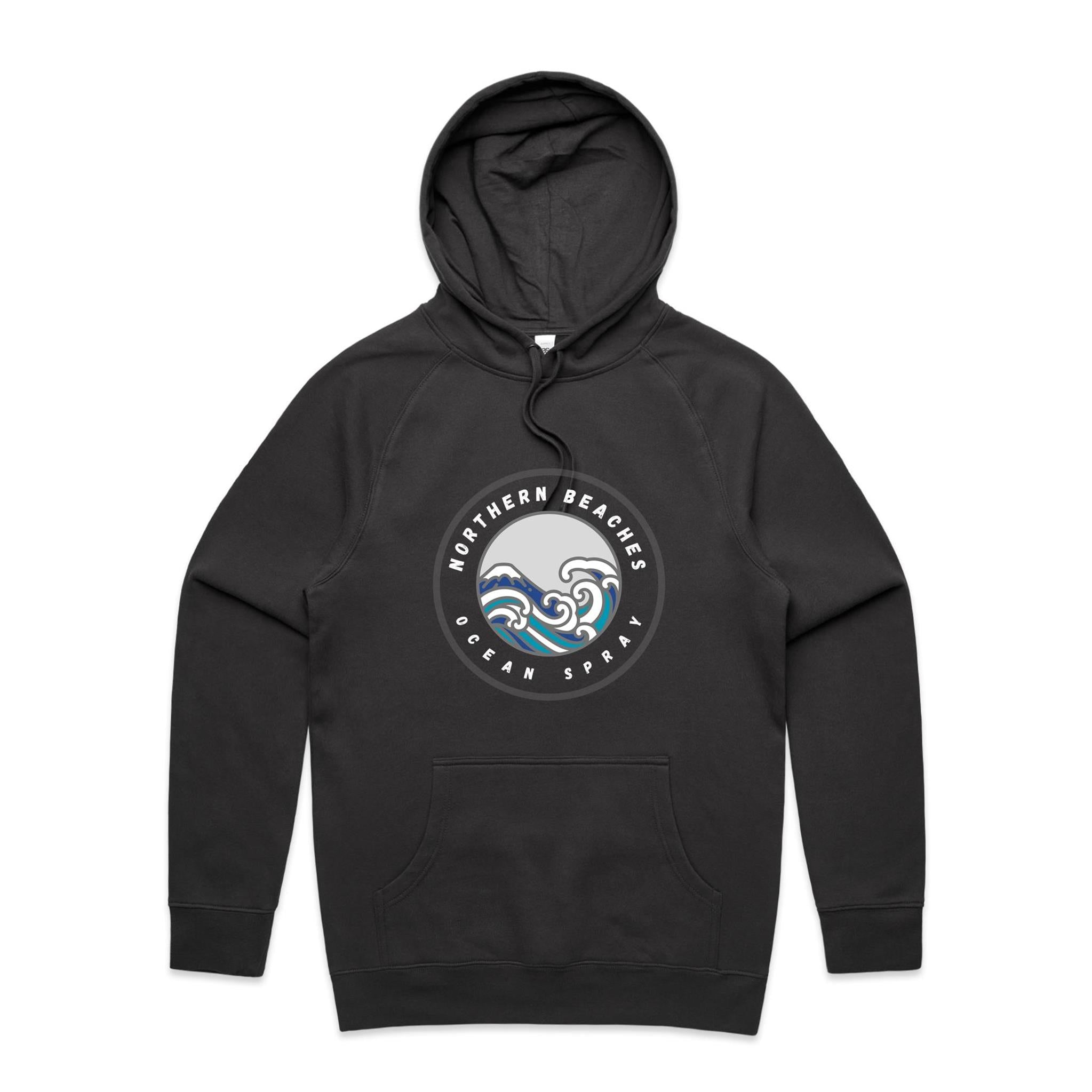 Northern Beaches Ocean Spray Mid-Weight Regular Fit Hoodie XS-5XL 