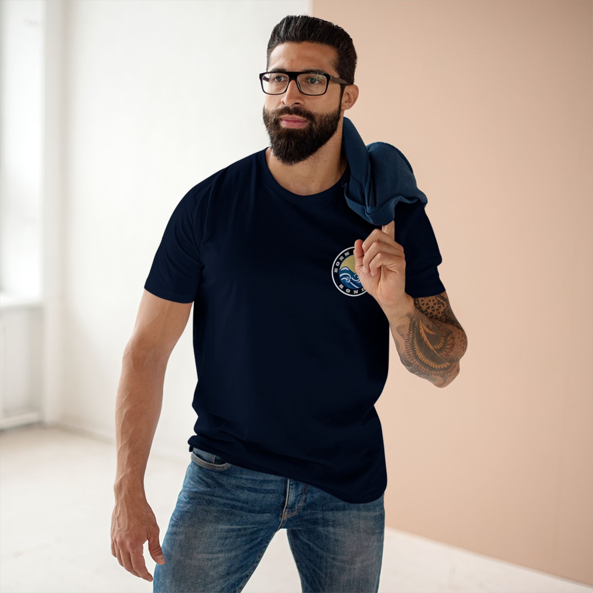 T-Shirt with free Canva custom logo printed front and back Bondi/Collaroy 