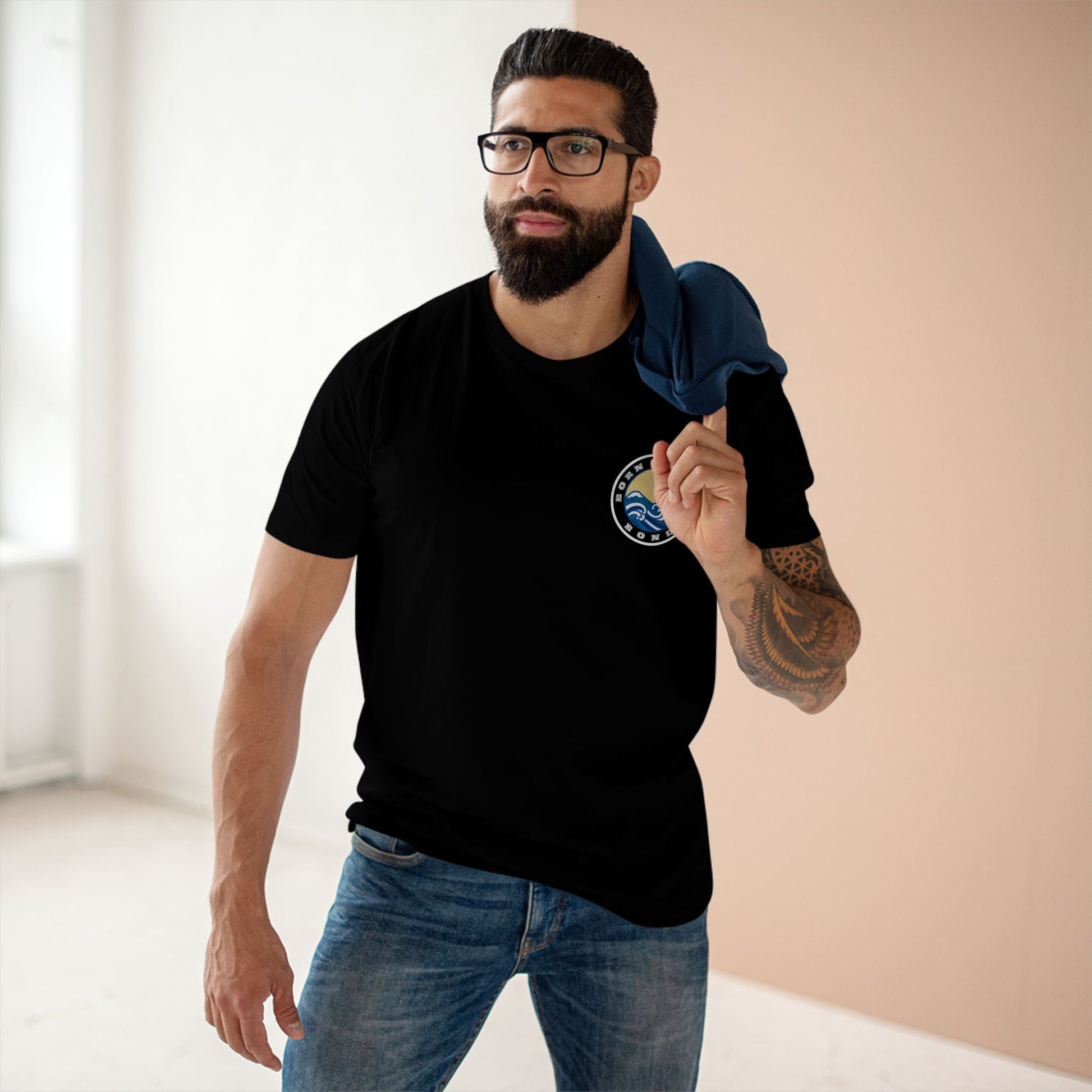 T-Shirt with free Canva custom logo printed front and back Bondi/Collaroy 