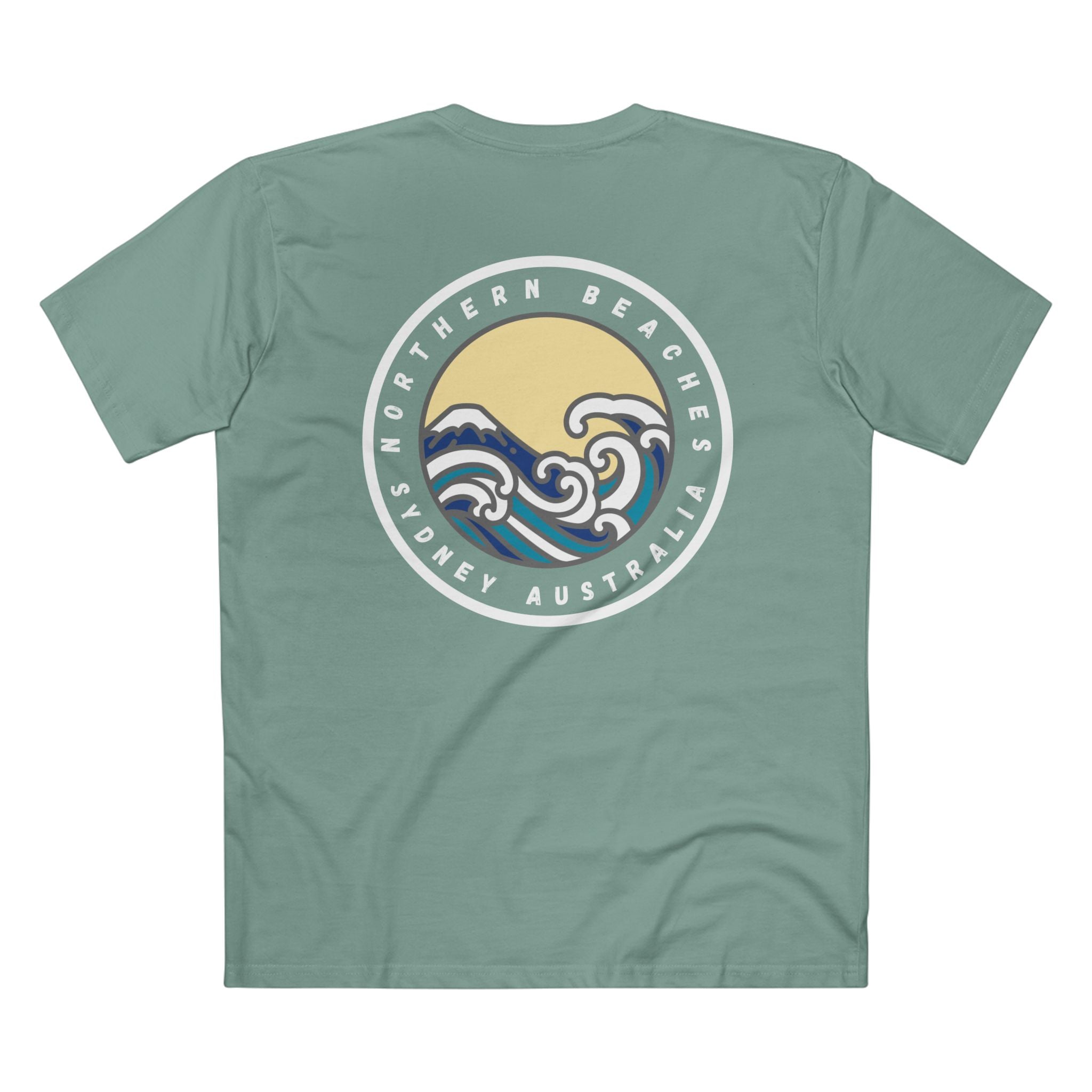 Northern Beaches front/back Logo Adult T-Shirt 