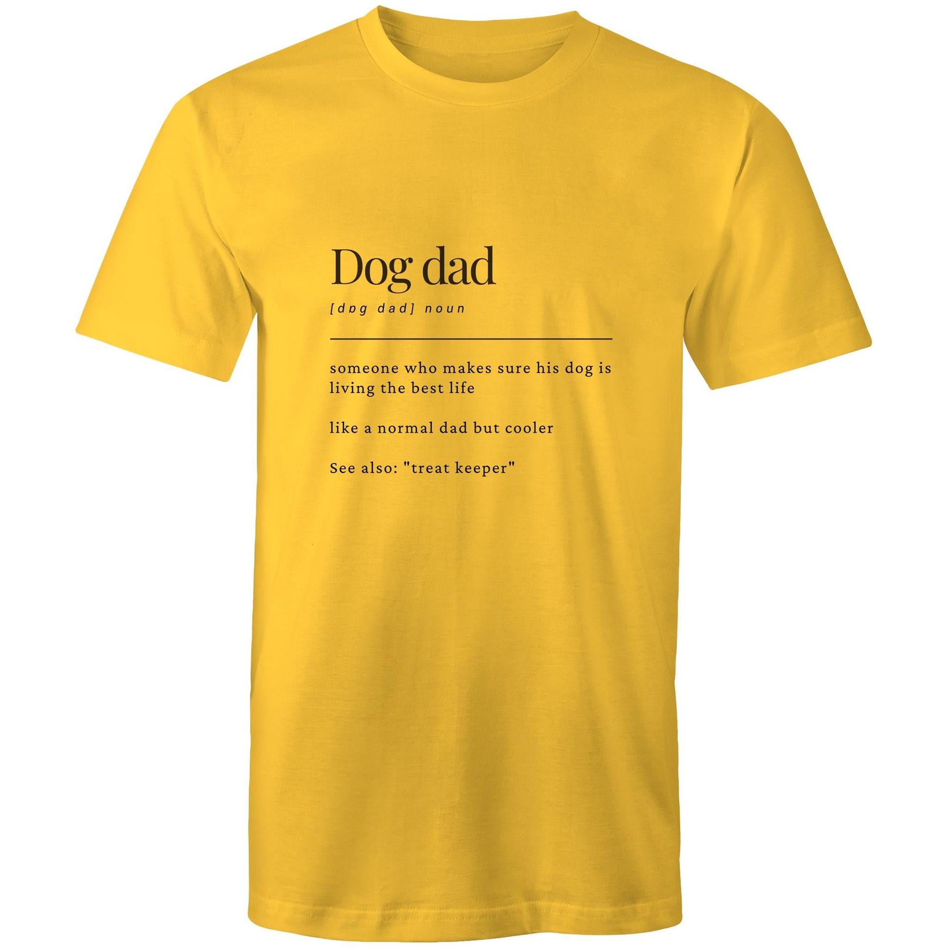 Mens T-Shirt Dog Dad 