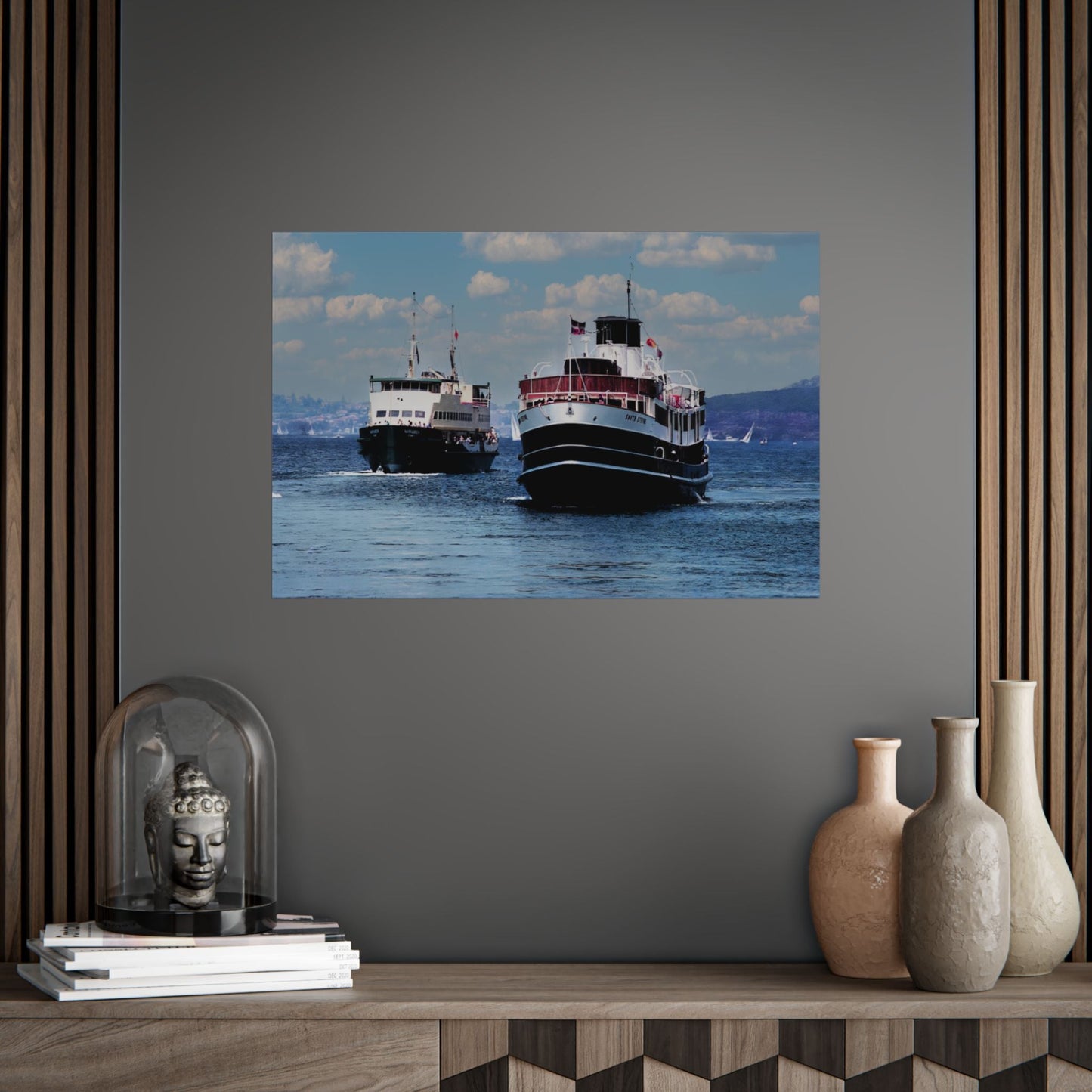 Nautical Wall Art Poster - SS South Steyne 'Comes Home' in 1993 Design 