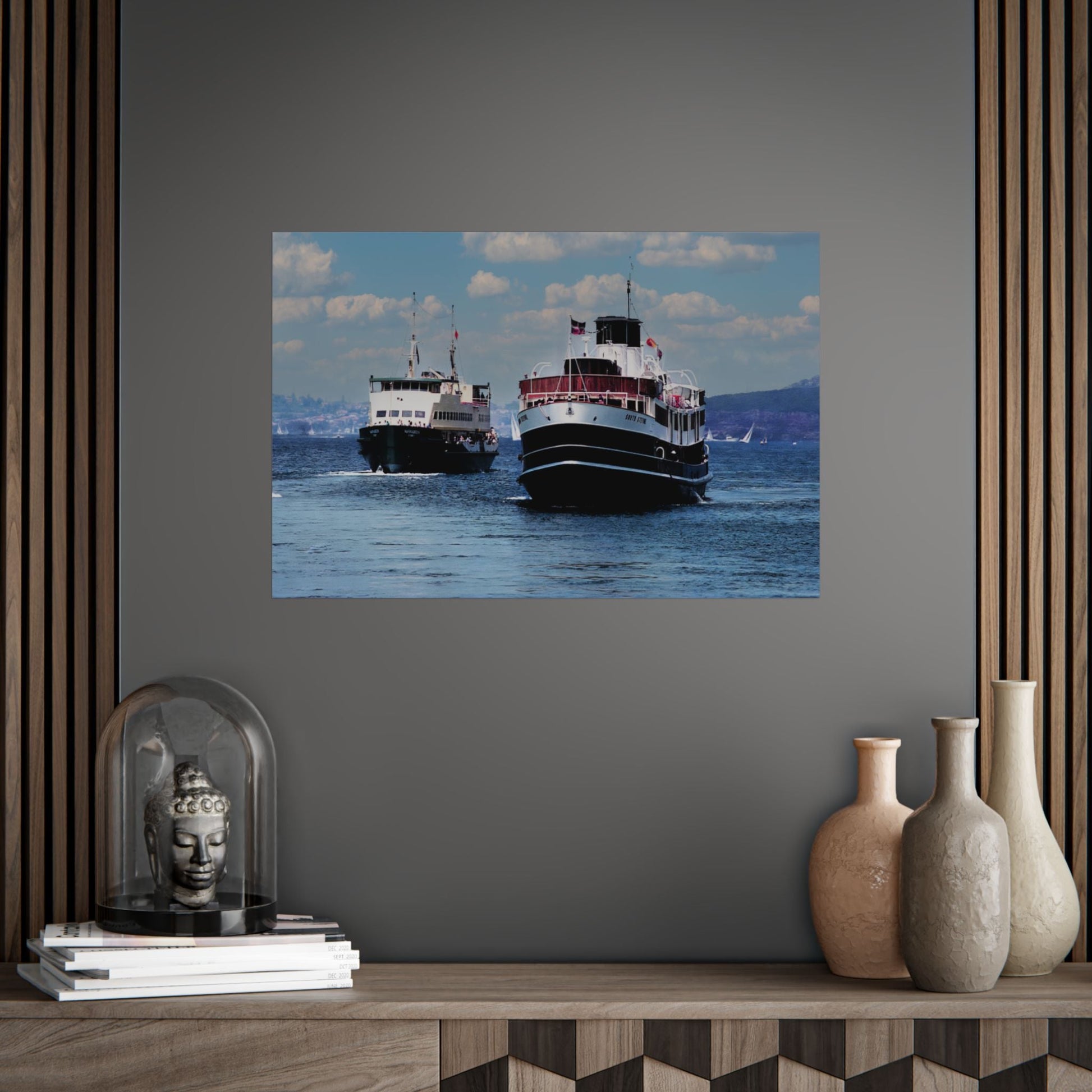 Nautical Wall Art Poster - SS South Steyne 'Comes Home' in 1993 Design 