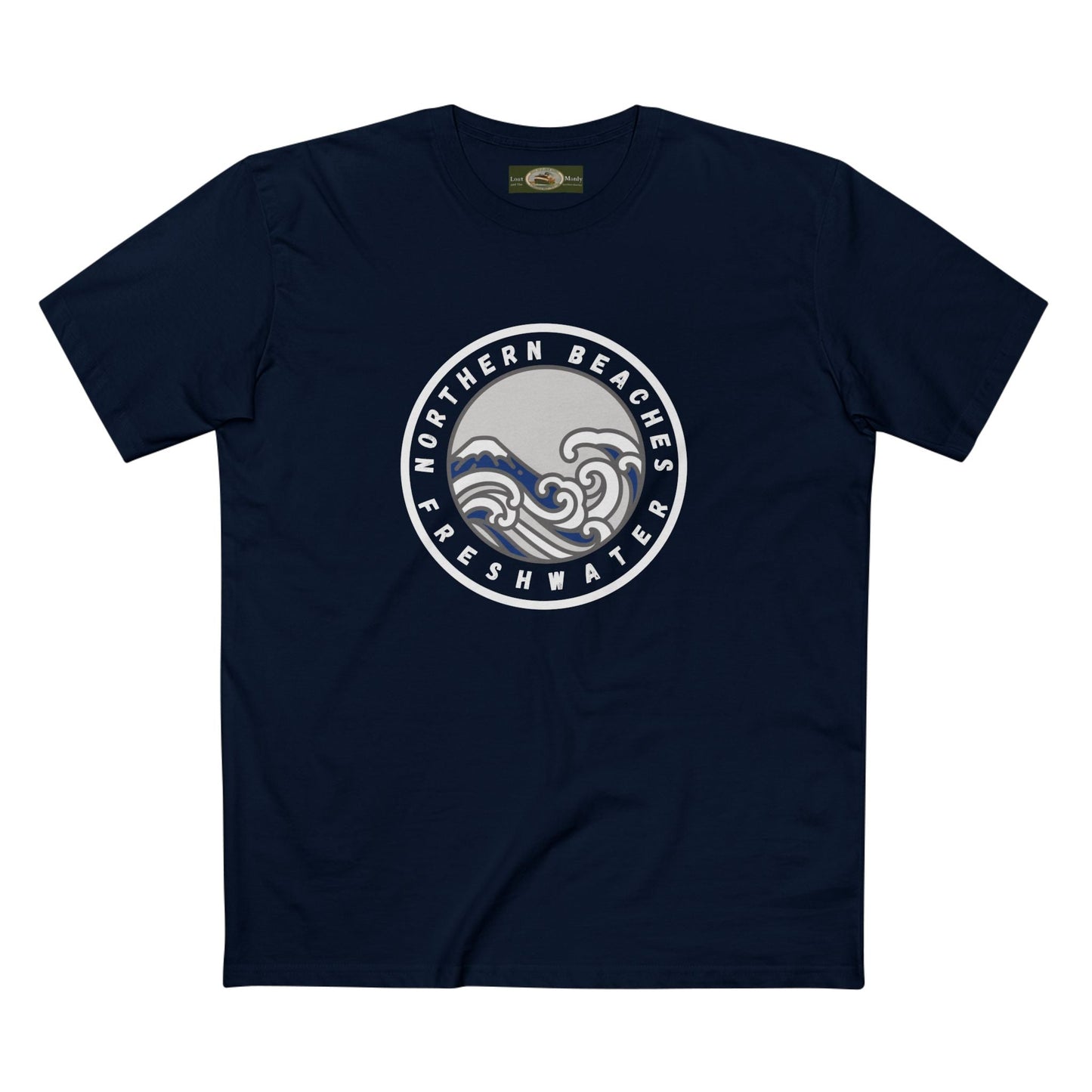 Northern Beaches 'Freshwater' Cotton Tee — Custom Logo Adult T-Shirt 